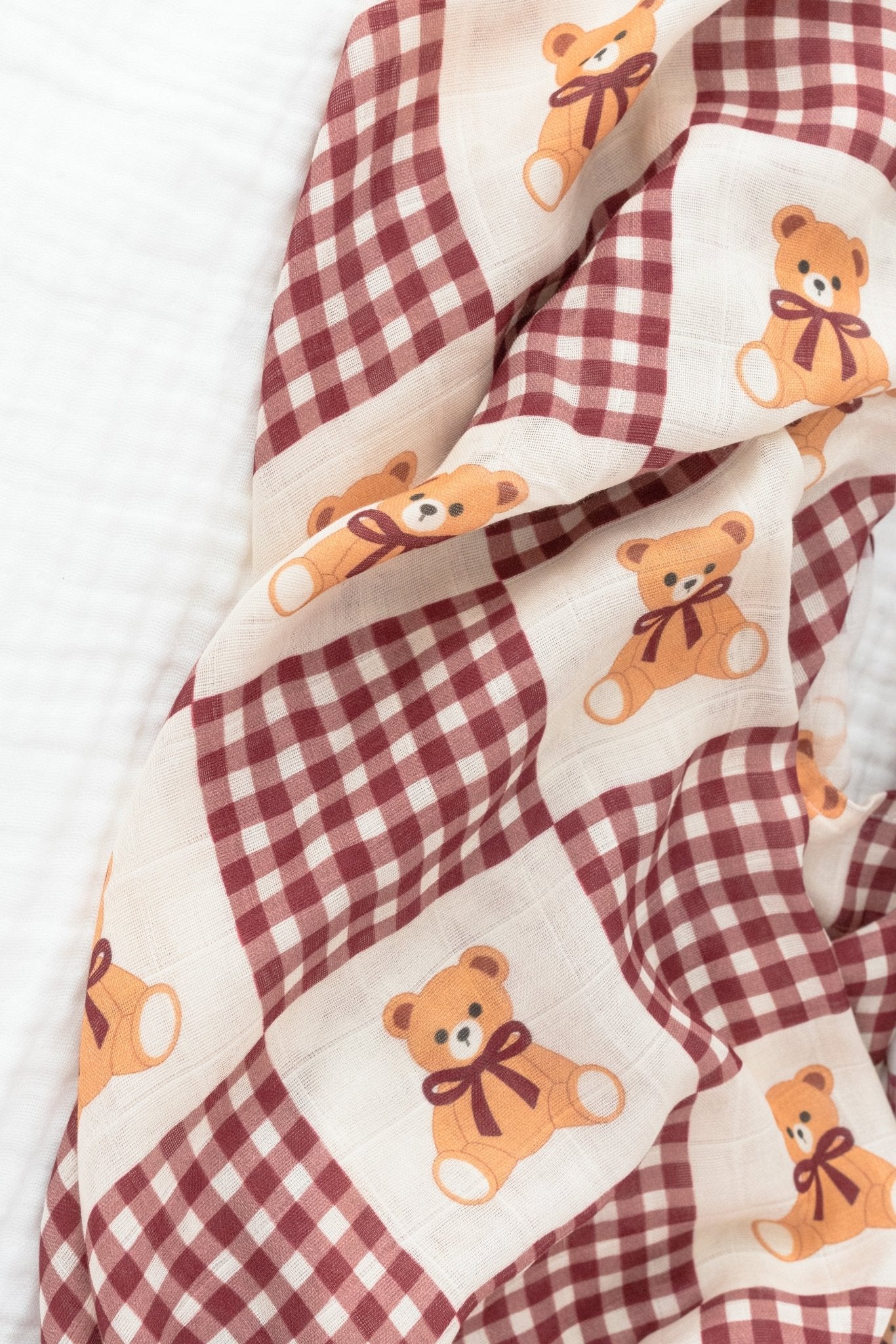 Teddy Muslin Blanket