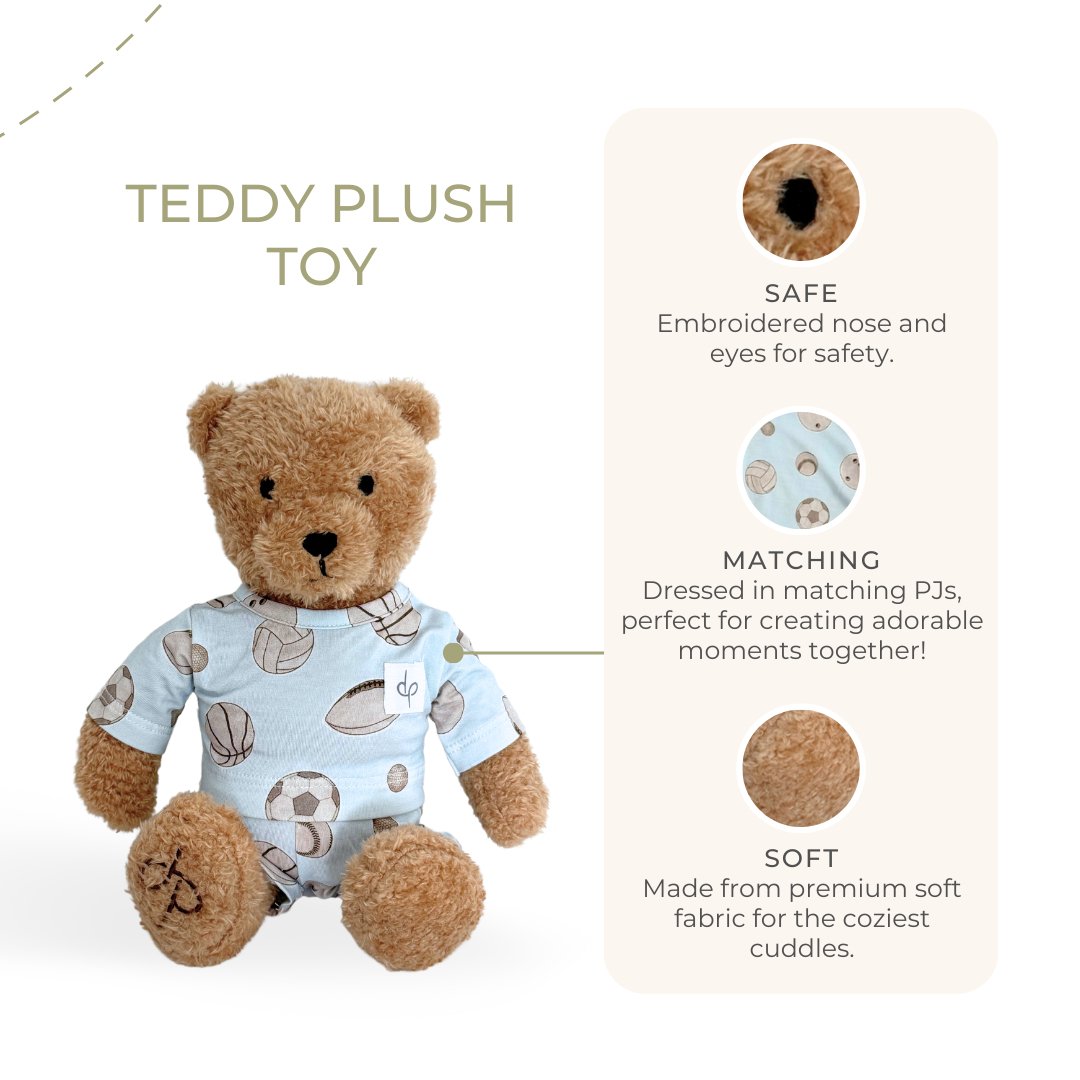 Teddy Plush Toy: Baby Ballers