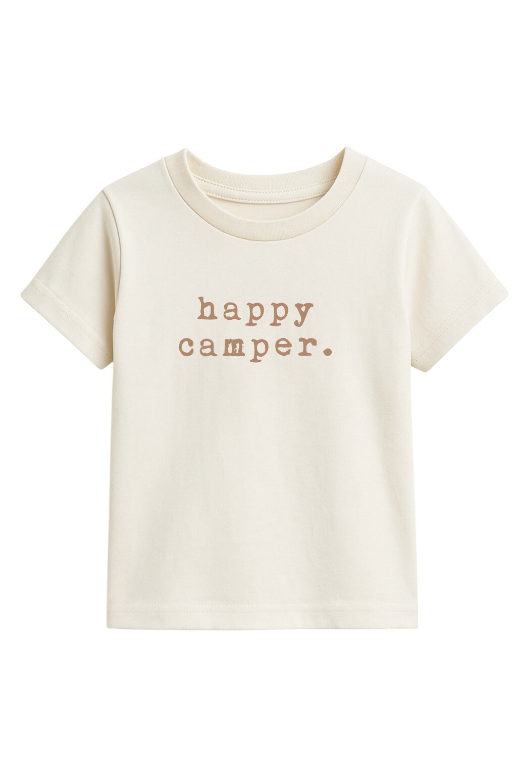 Happy Camper Clay Organic Cotton Short Sleeve Toddler T-shirt