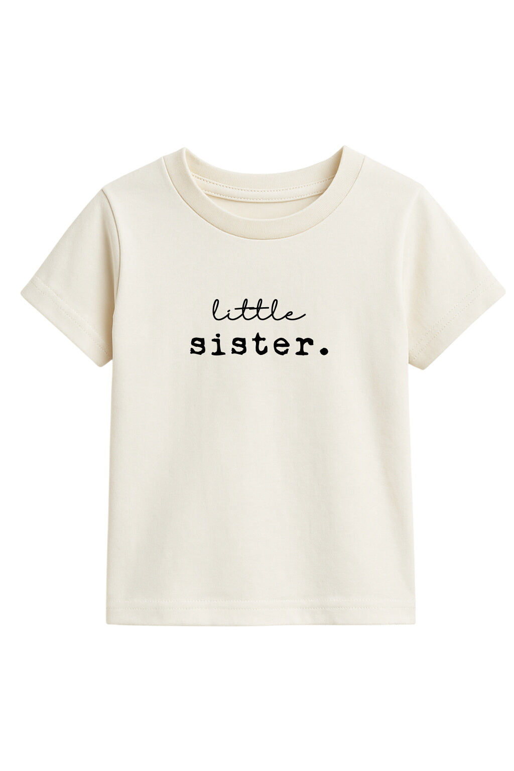 Little Sister Organic Cotton Kids T-shirt Short Sleeve