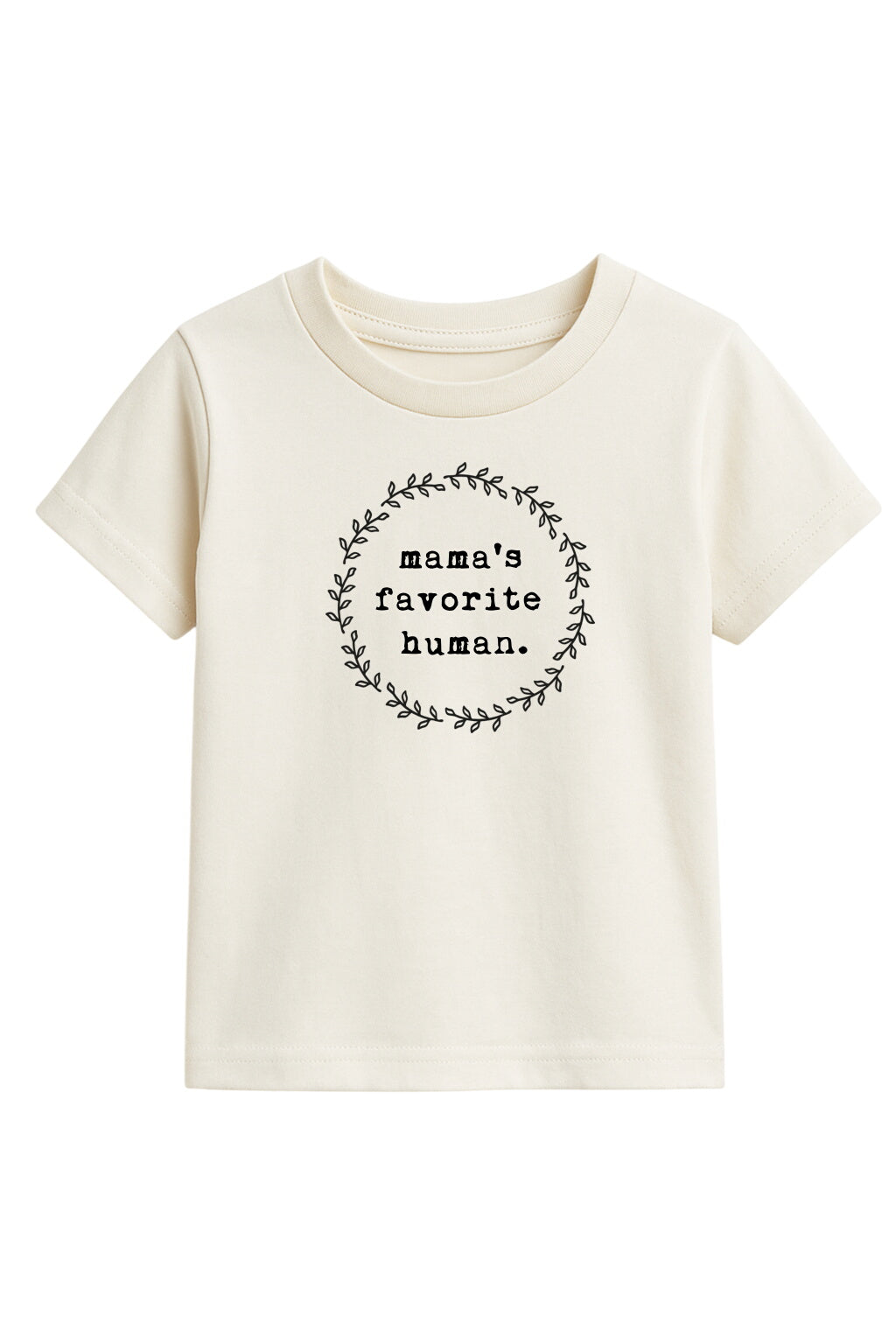 Mamas Favorite Human Organic Cotton Kids Tee Short Sleeve