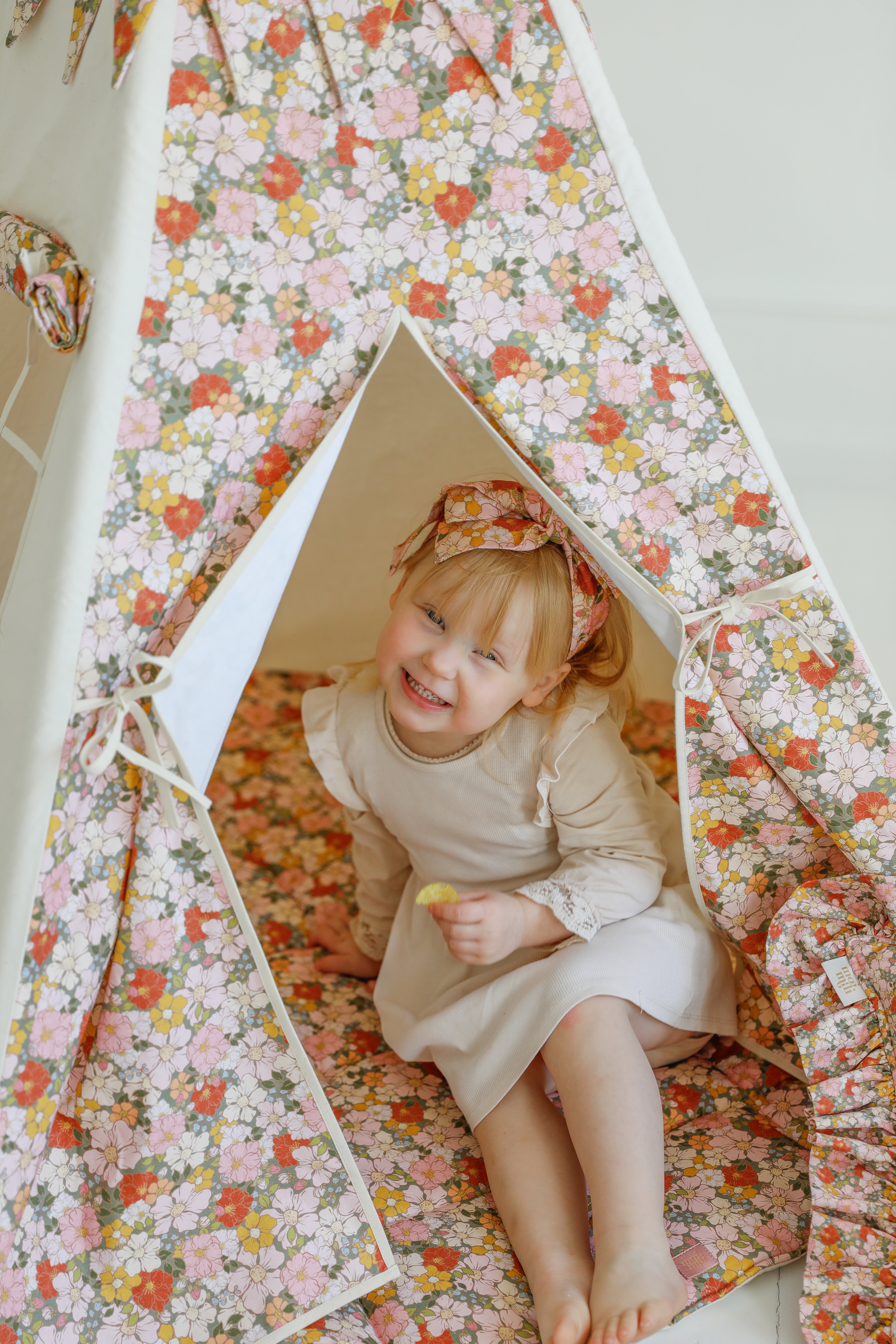 “green Garden” Round Cotton Mat