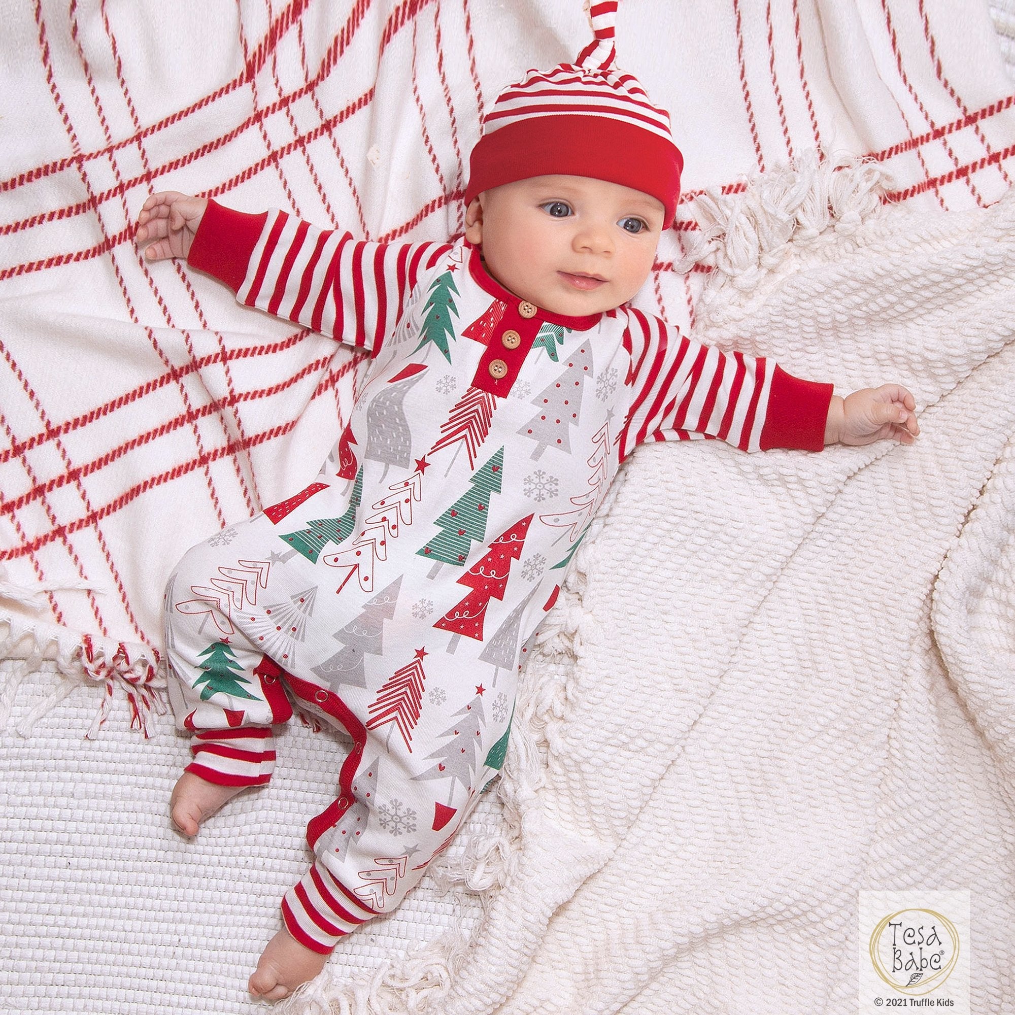 Christmas Tree Bamboo Romper