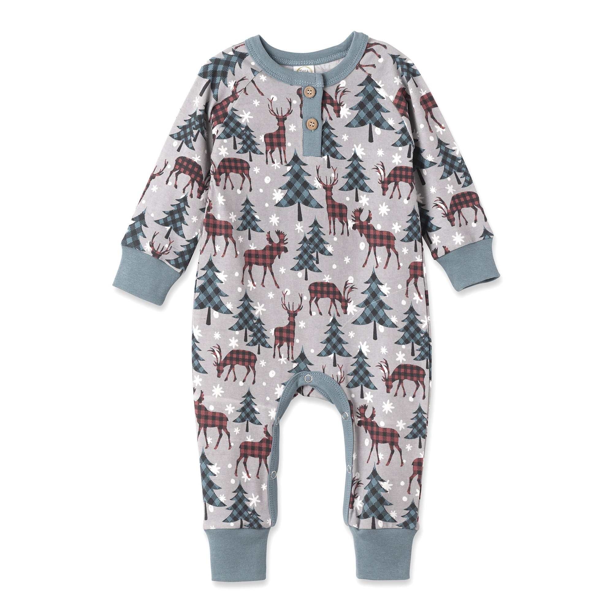 Nordic Pines Bamboo Henley Romper