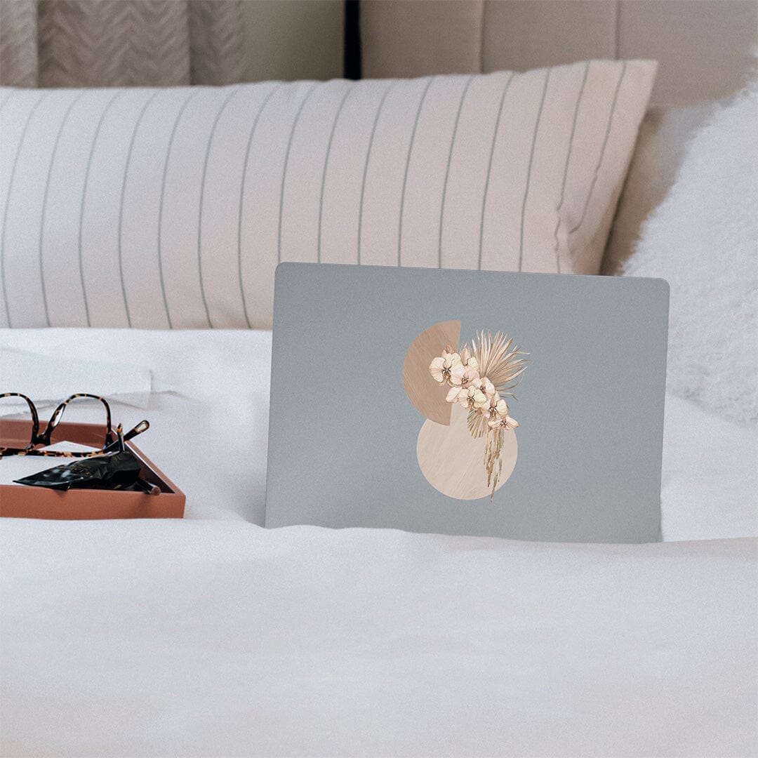 Textured Abstract Bohemian Palms Cluster Wall Decals