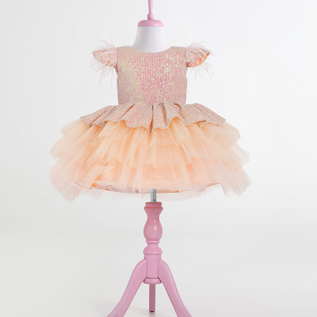 Nicole Powder Party Dress