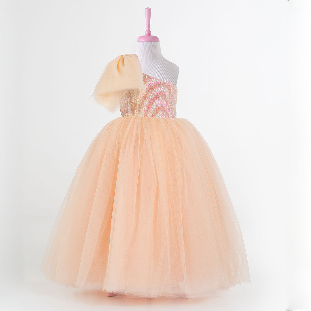 Amy Salmon Party Dress