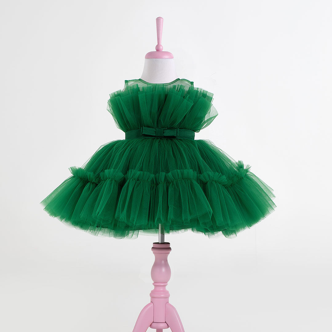 Diana Green Party Dress