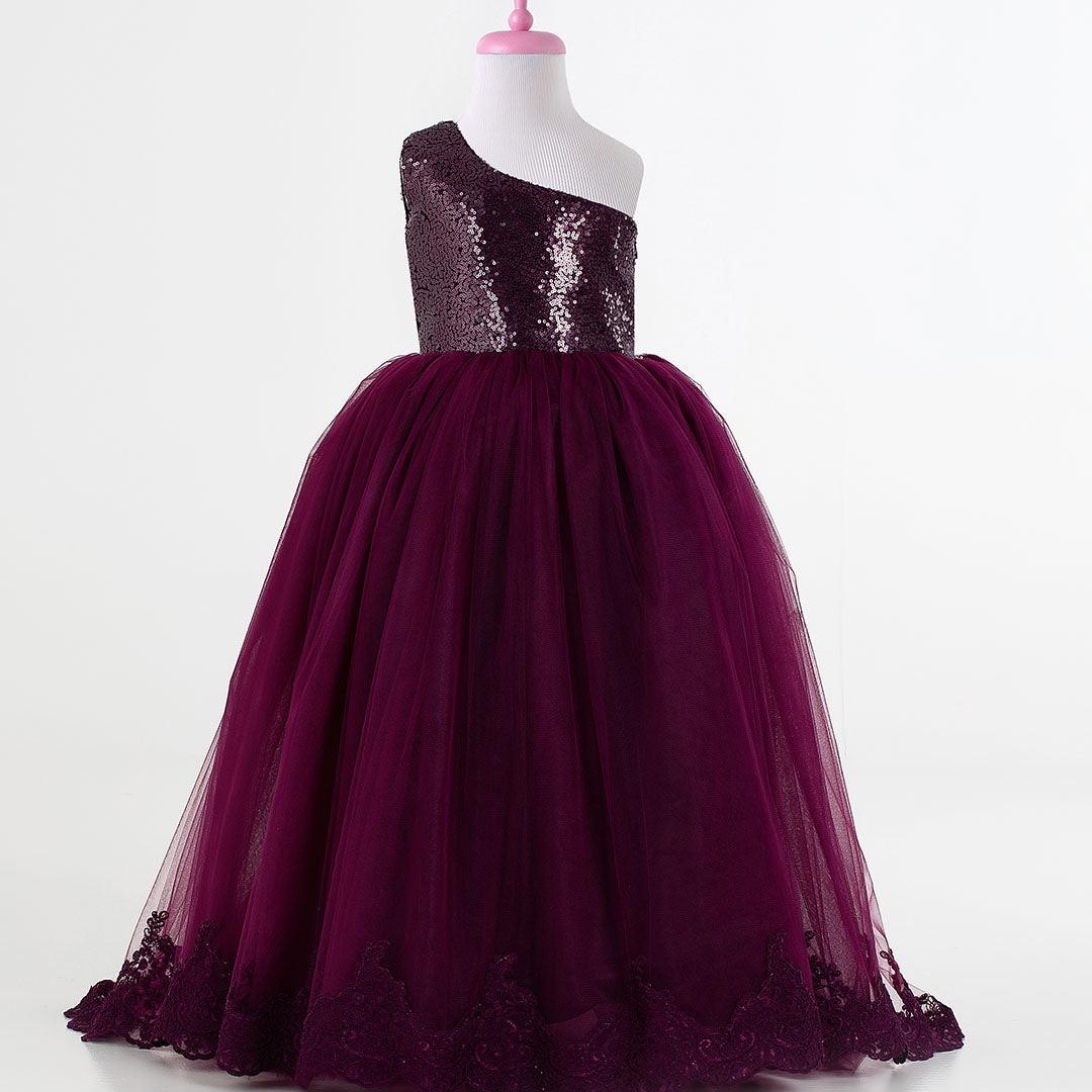 Lauren Purple Party Dress