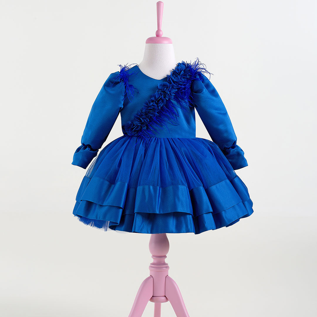 Susan Sax Blue Party Dress