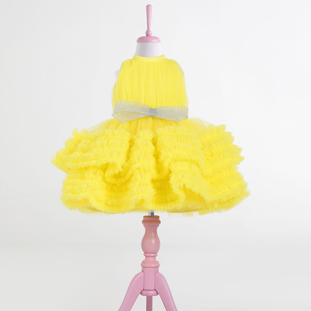 Vanessa Yellow Party Dress