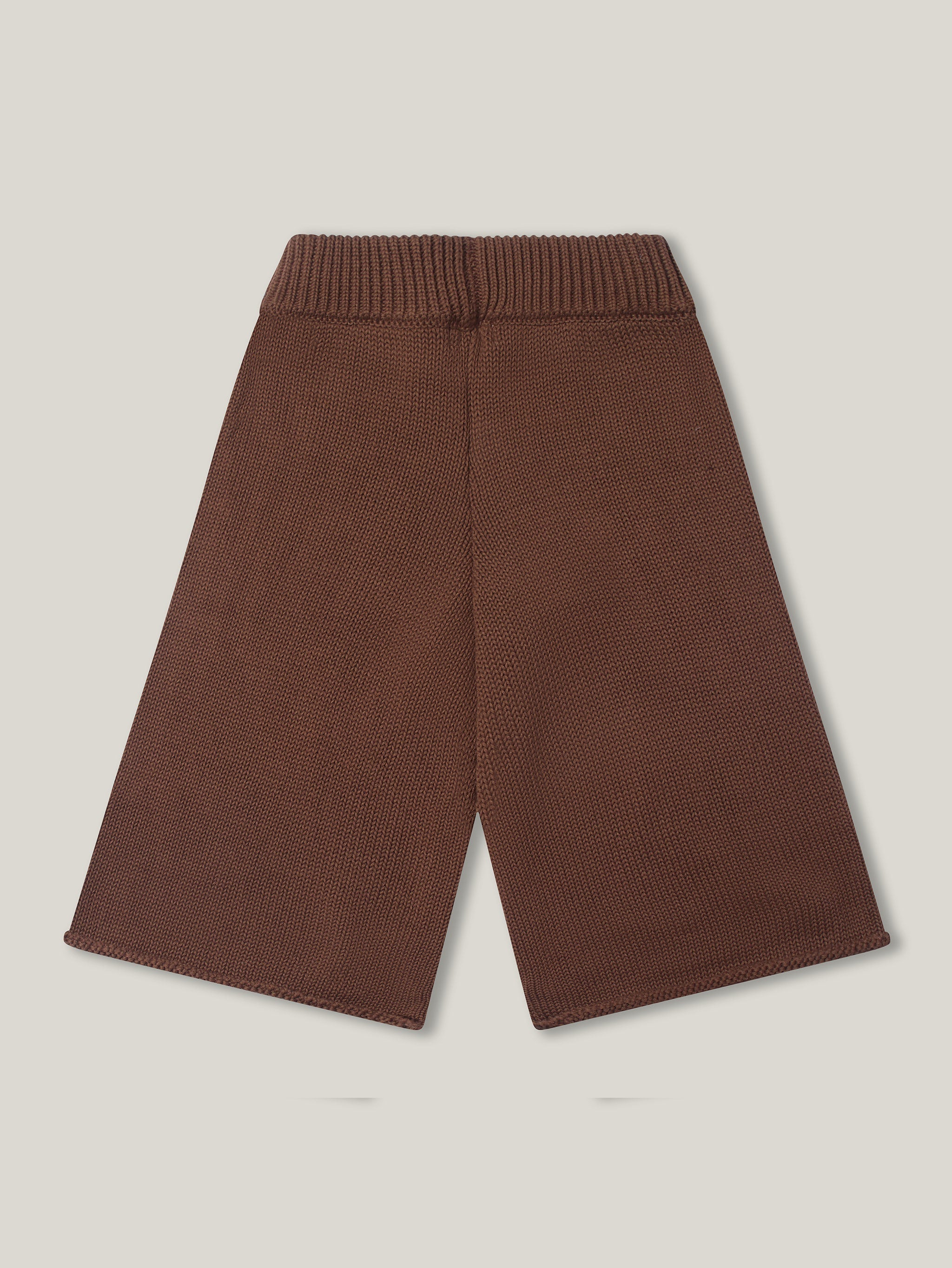 The Wide Leg Knit Trouser