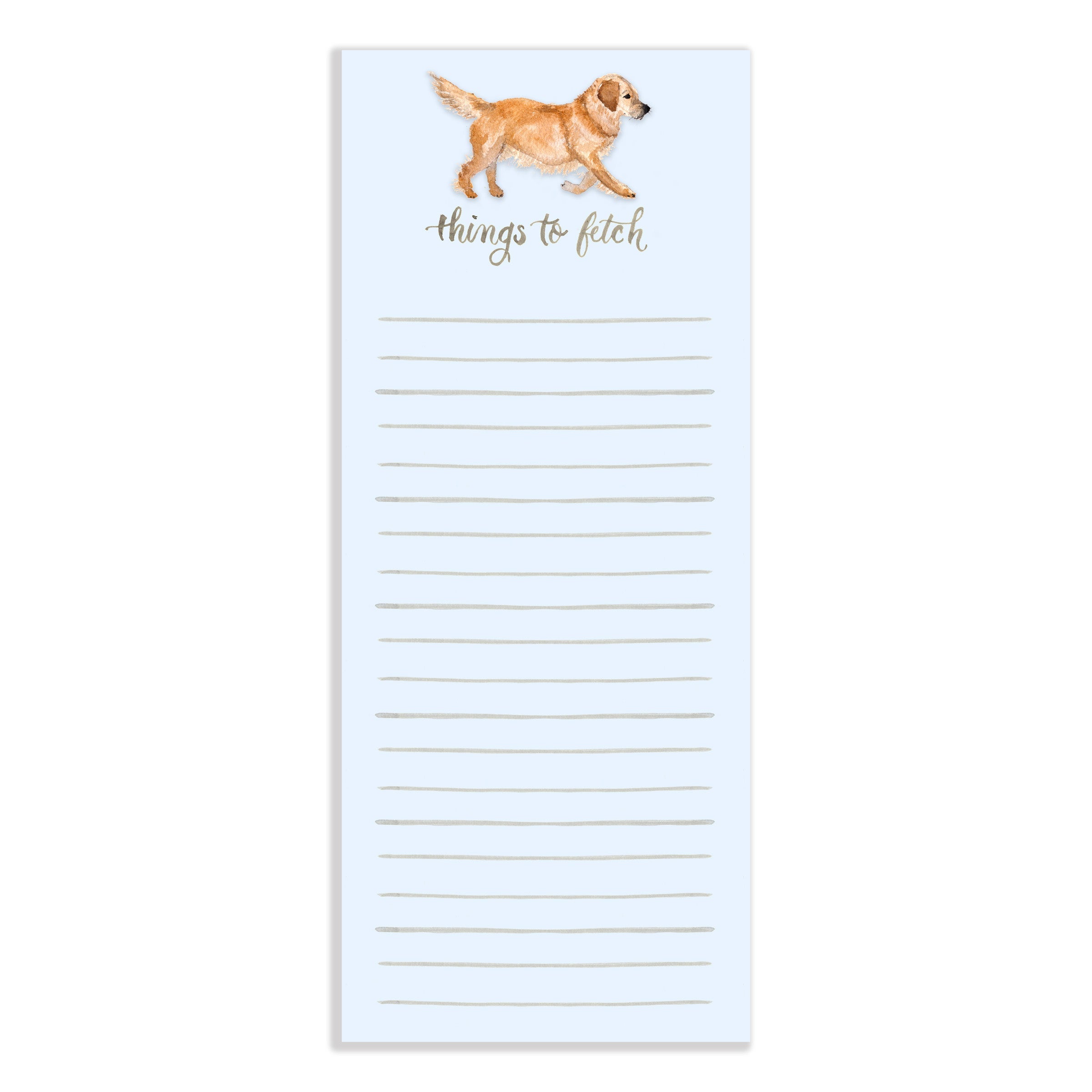 Things To Fetch Watercolor Notepad