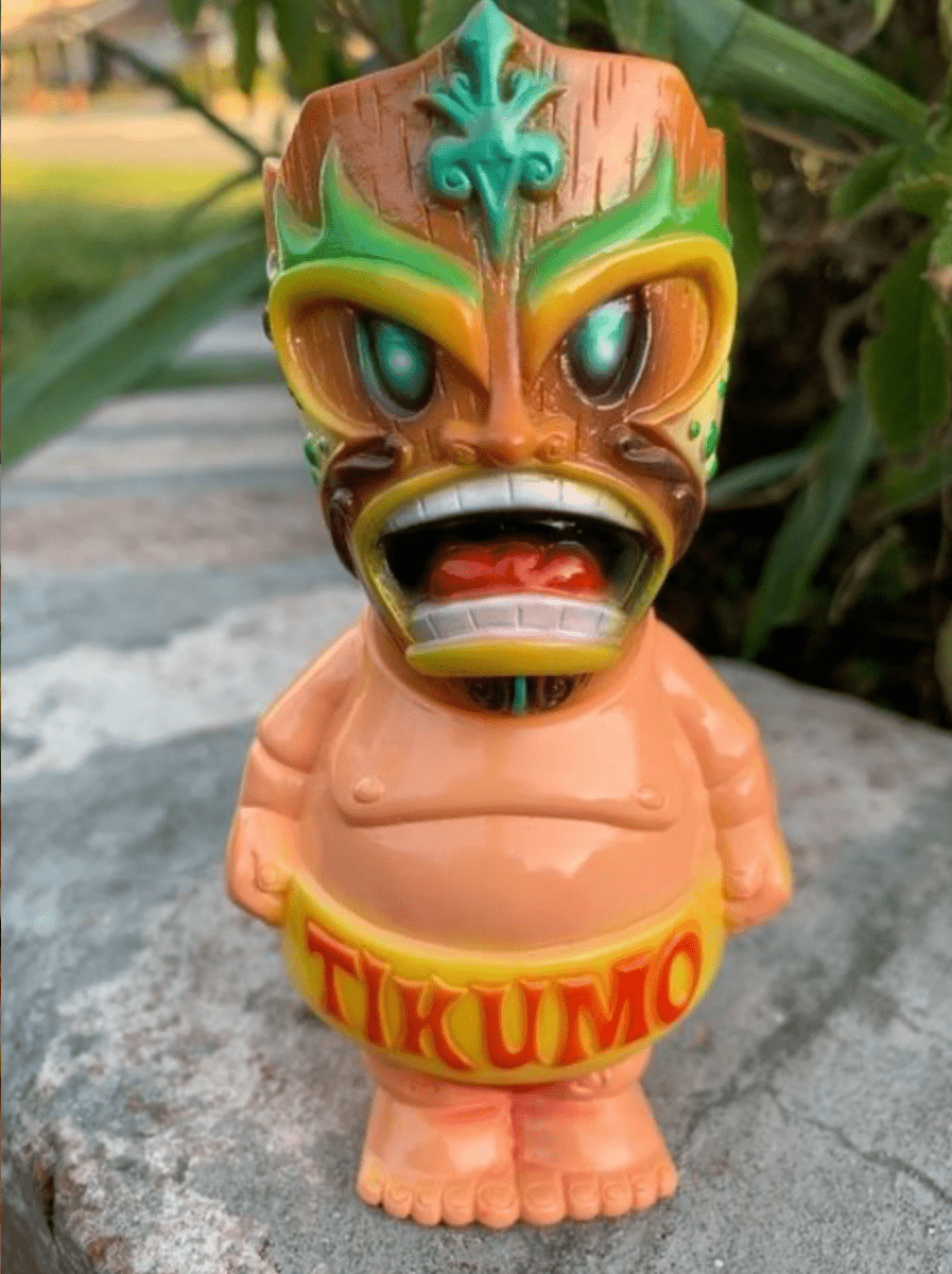 Tikumo 7th Colorway Magitarius Edition Super Tiki Sumo 4.5 Inch Sofubi Vinyl Figure