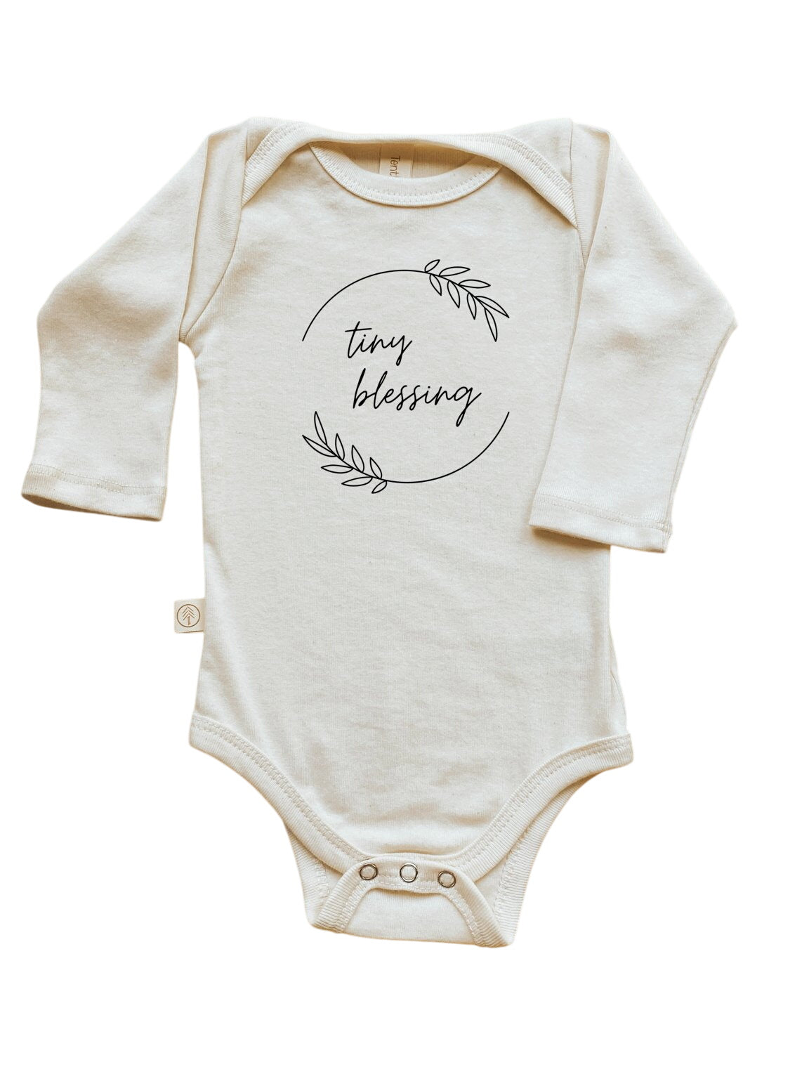 Tiny Blessing Organic Cotton Baby Bodysuit Long Sleeve