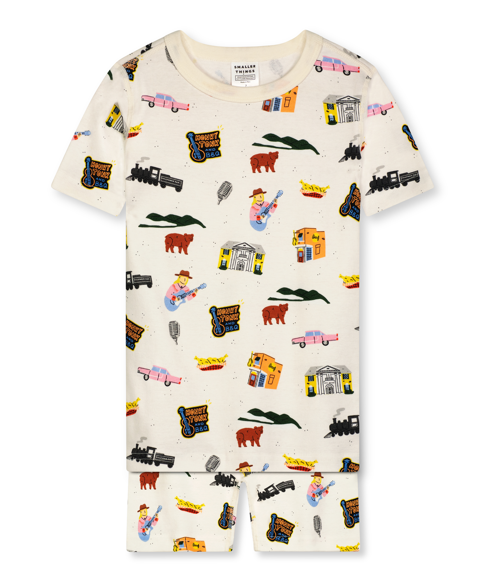 Goodnight, Tennessee Short Pajamas Set 🎶