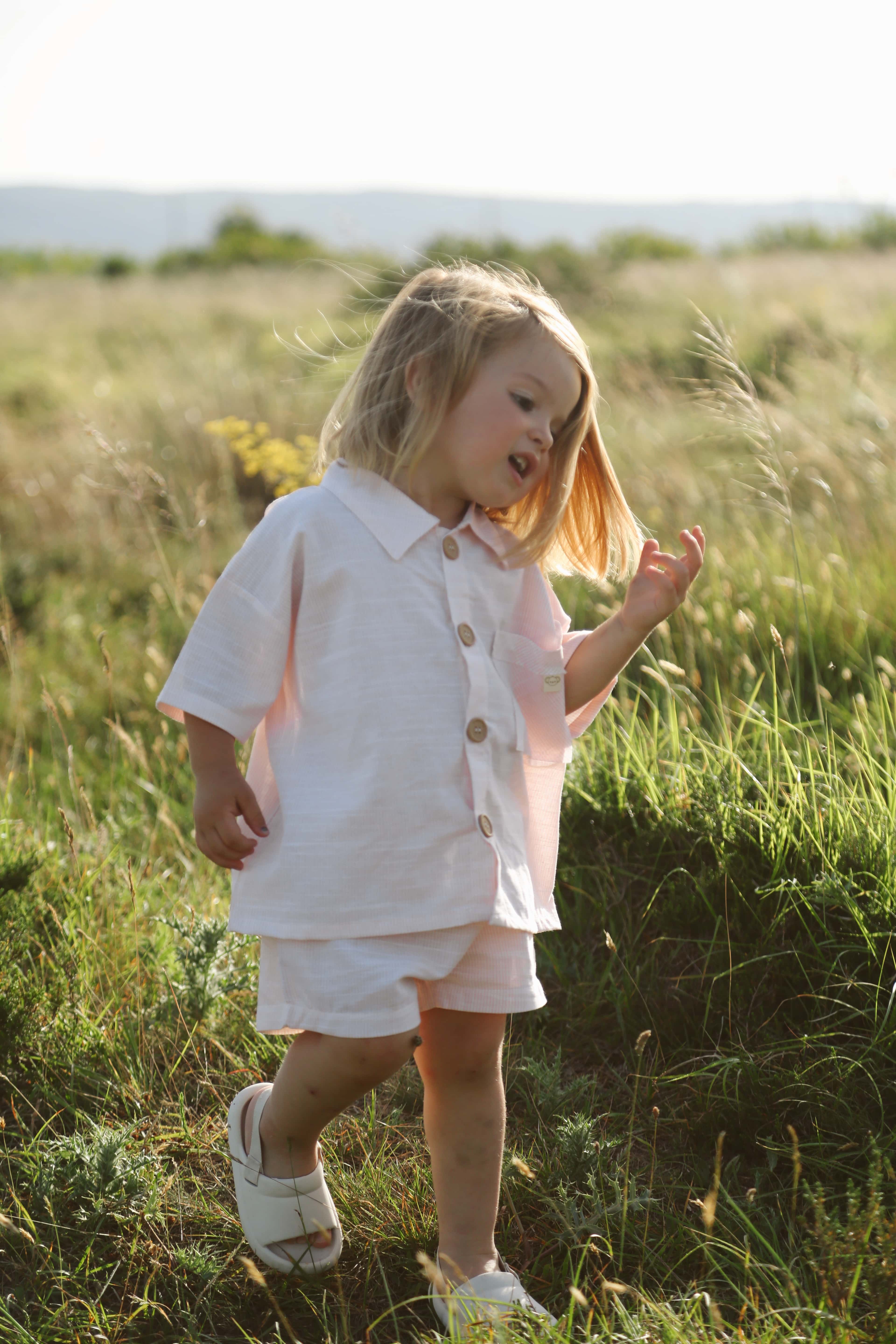 Boy Shirt-short Set