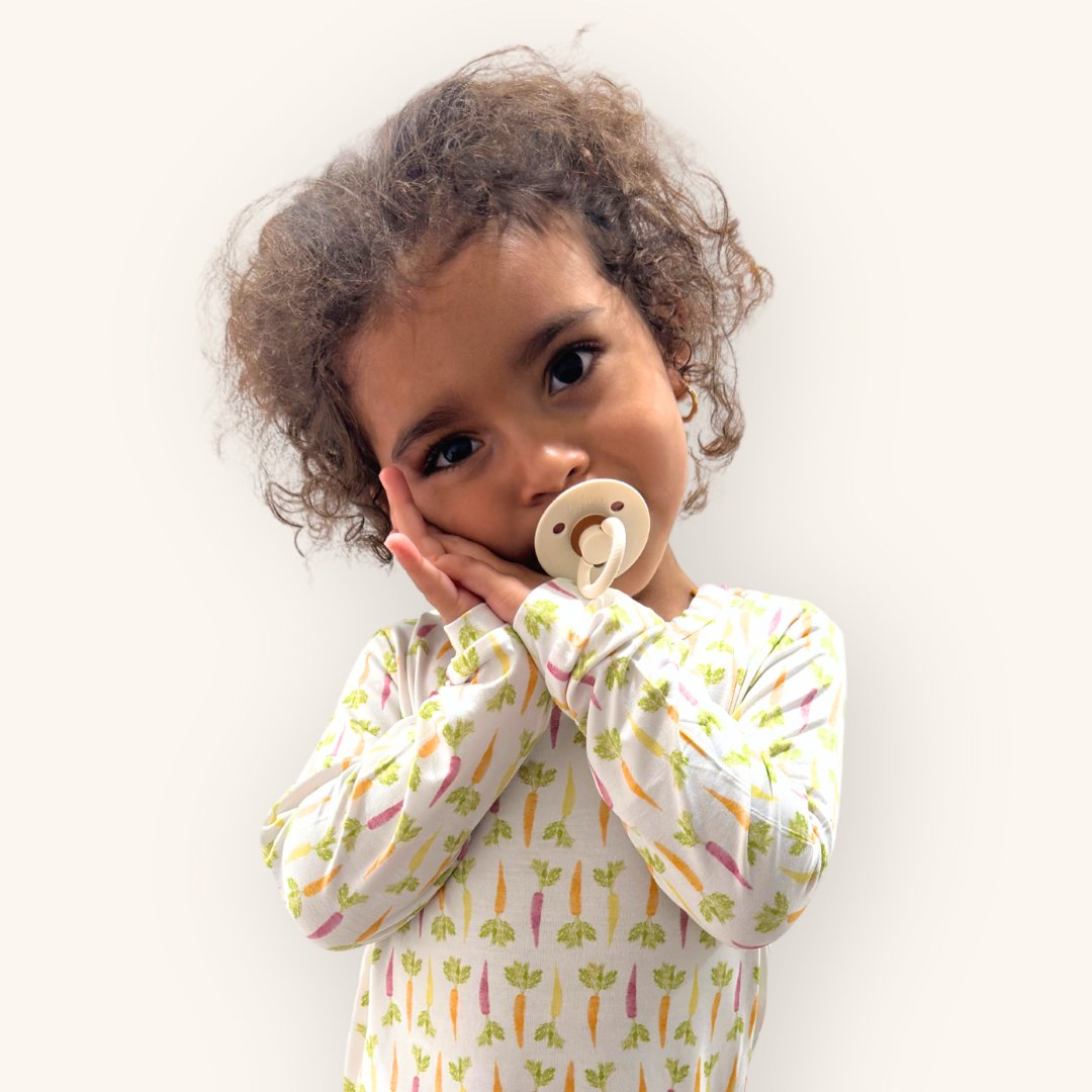 Toddler Pajama Set In Colorful Carrots