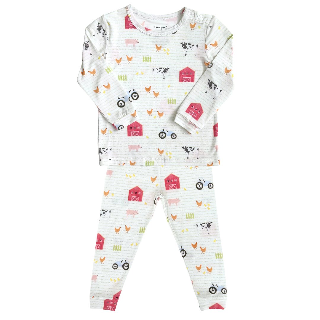 Toddler Pajama Set In Farm & Co.