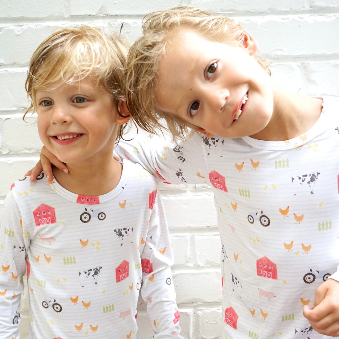 Toddler Pajama Set In Farm & Co.