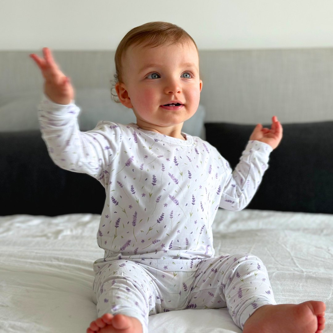 Toddler Pajama Set In French Lavender