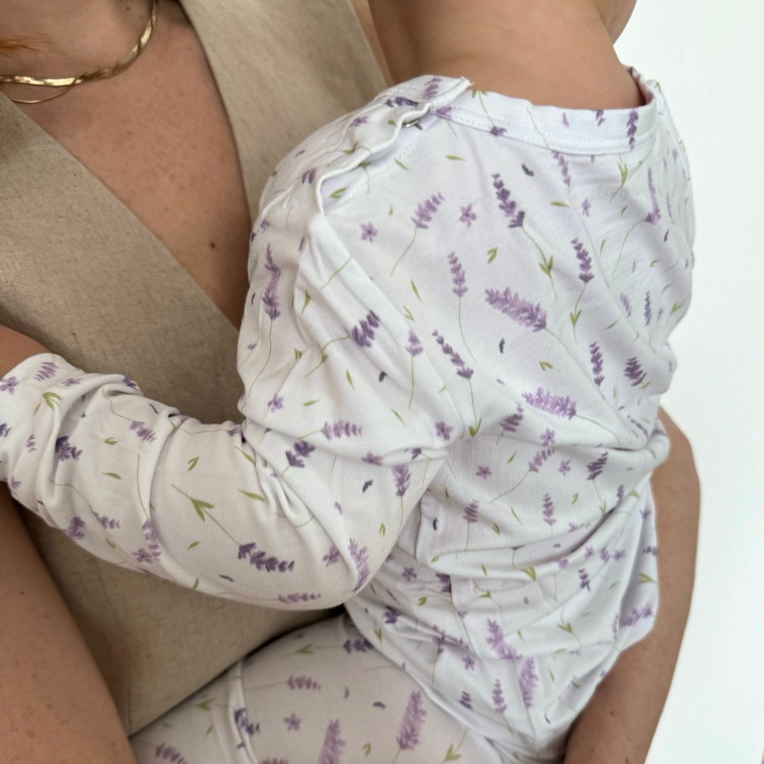 Toddler Pajama Set In French Lavender