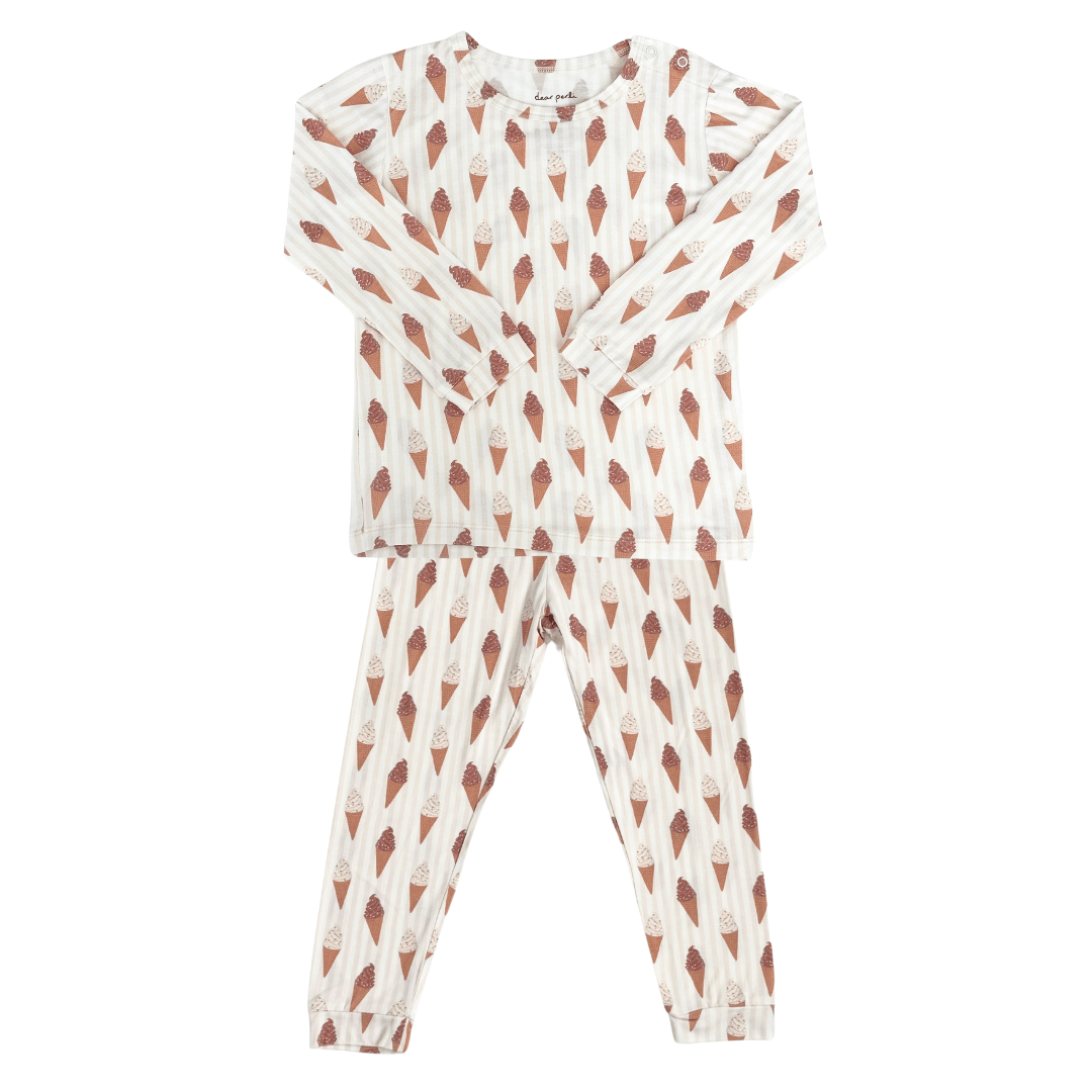 Toddler Pajama Set In Sundae Fun Day