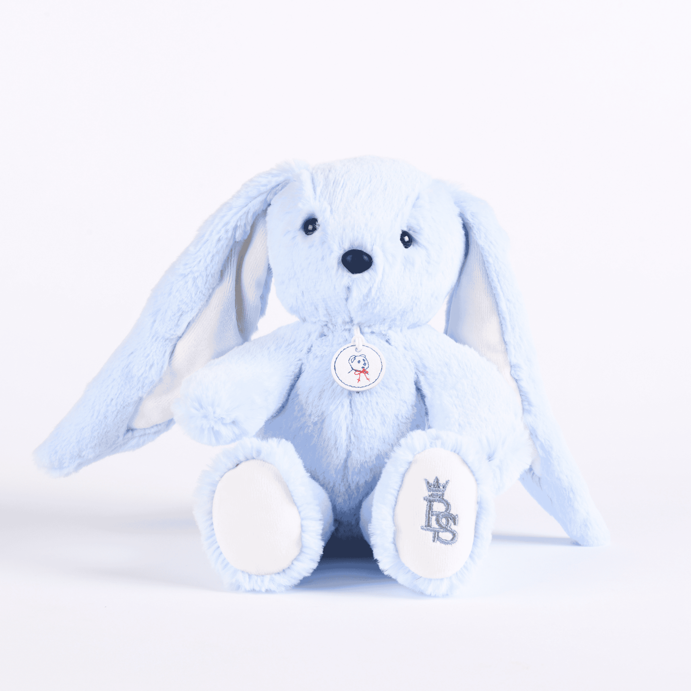 Lapinou | Blue Plush Bunny Toy (20cm) | Made In France