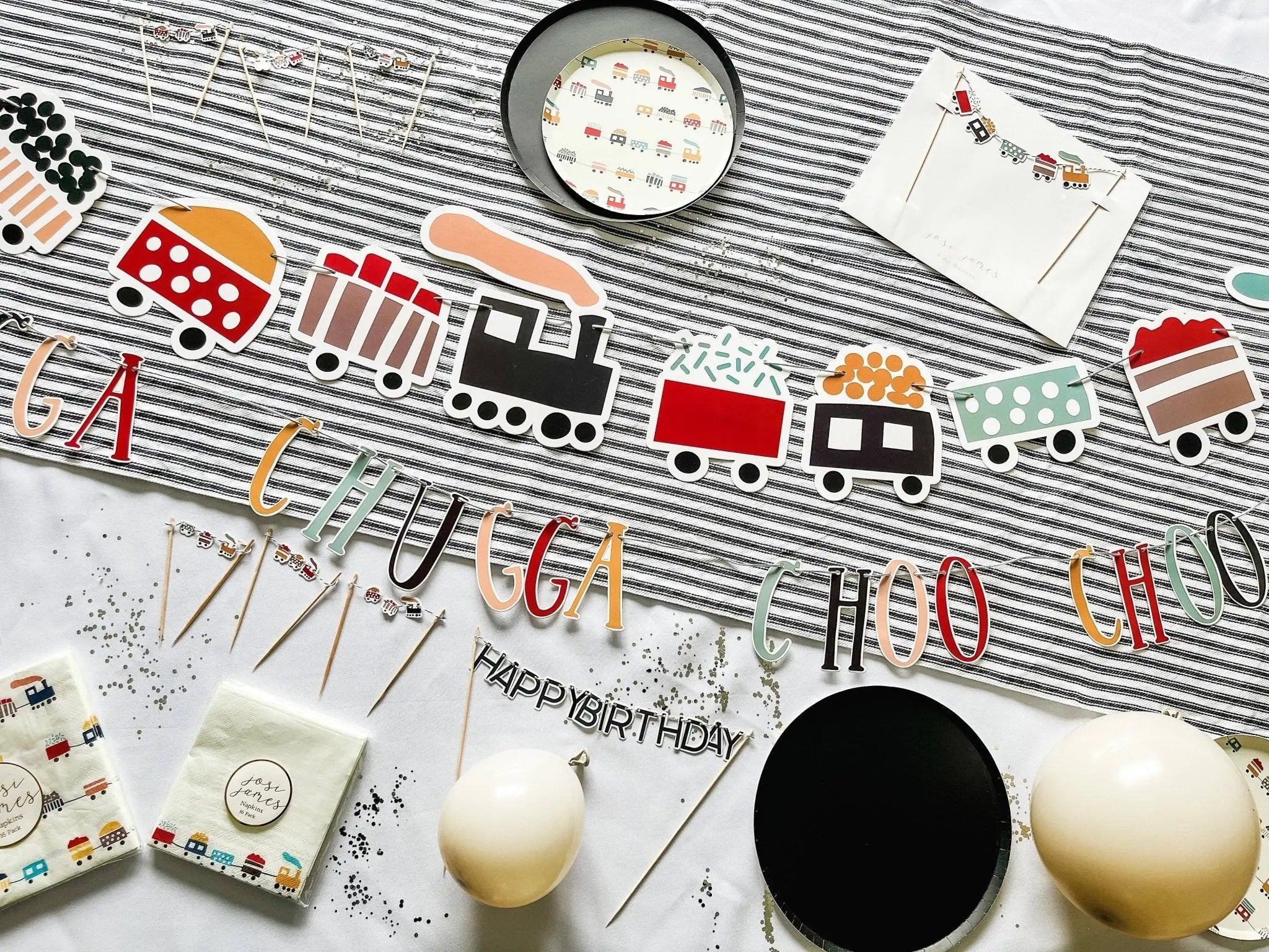 Train Choo Choo Banner