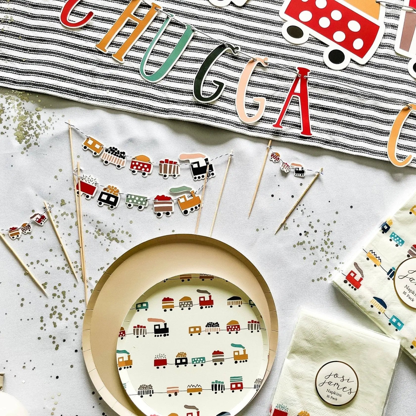 Train Cupcake Toppers