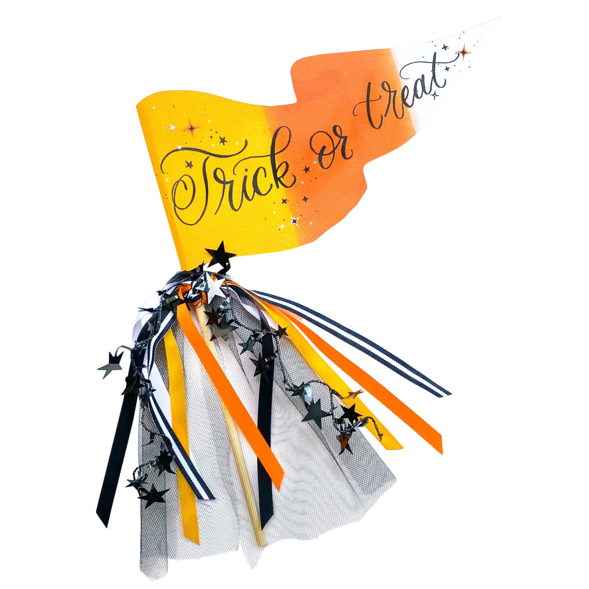 Candy Corn Trick Or Treat Party Pennant
