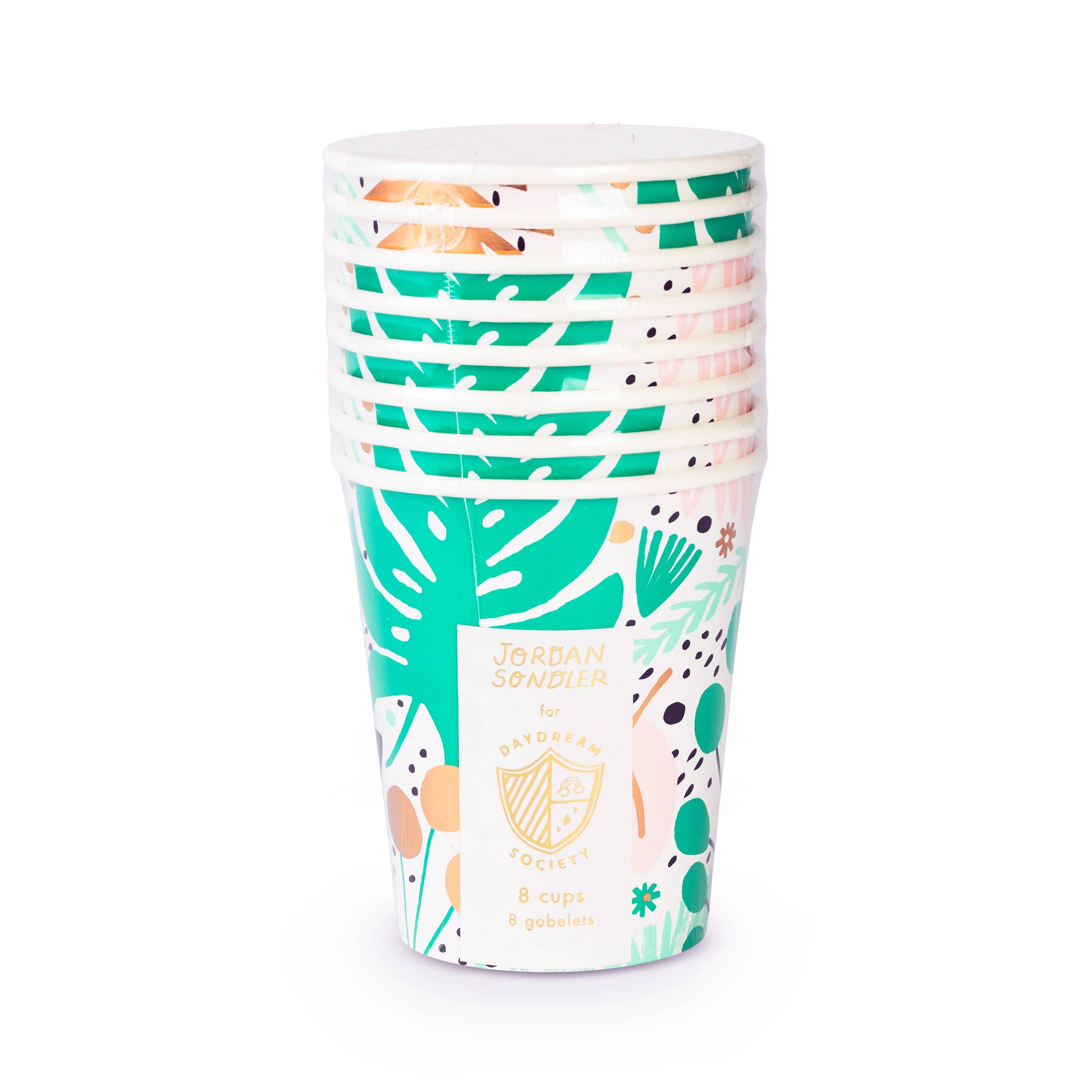 Tropical Palm Paper Cups