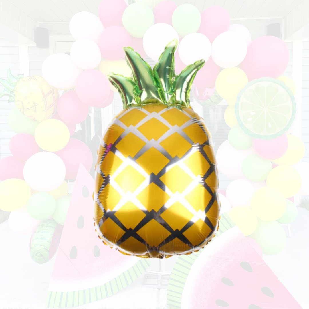 Pink And Gold Pineapple Balloon