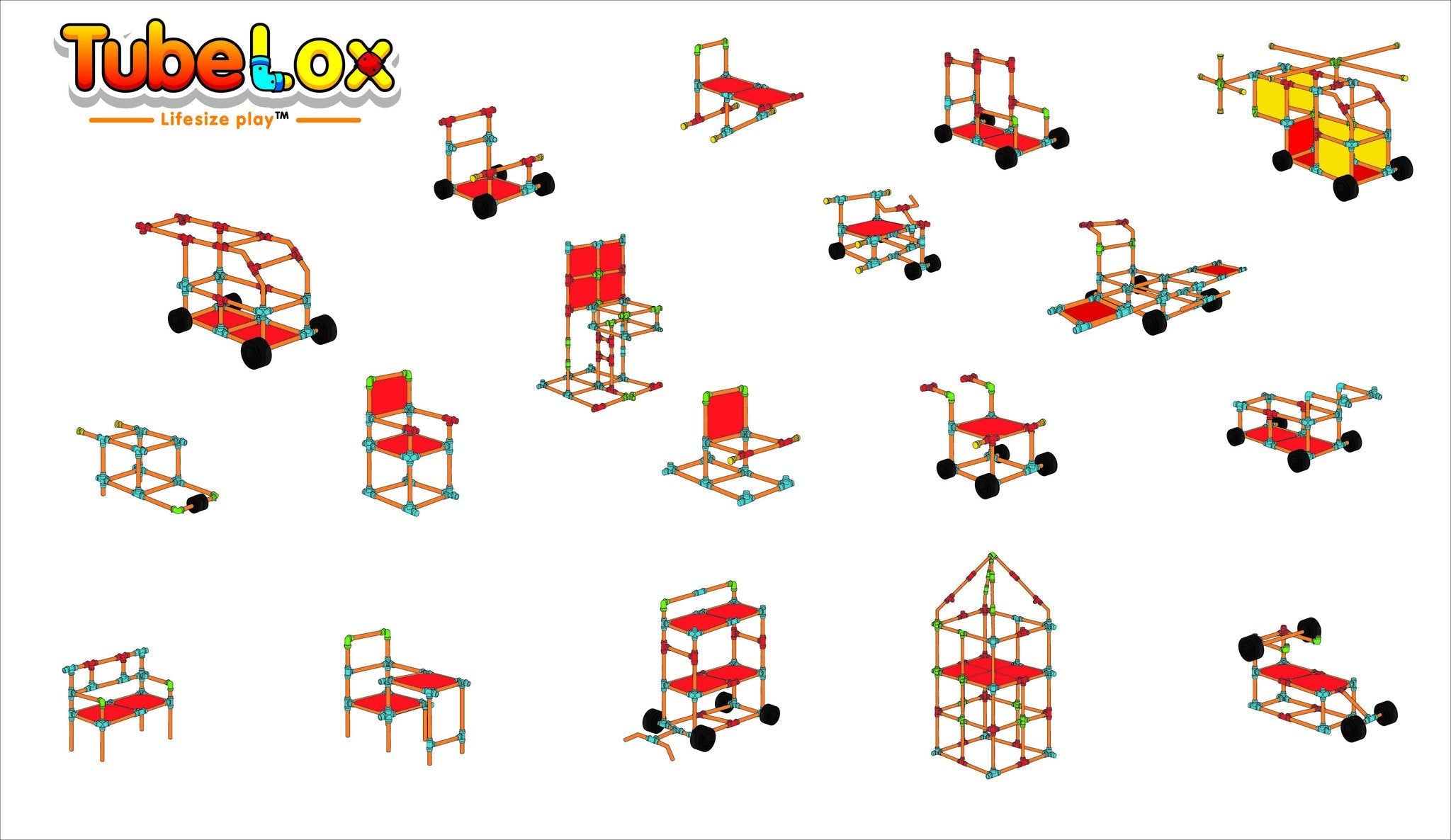 3 X Tubelox Deluxe Set