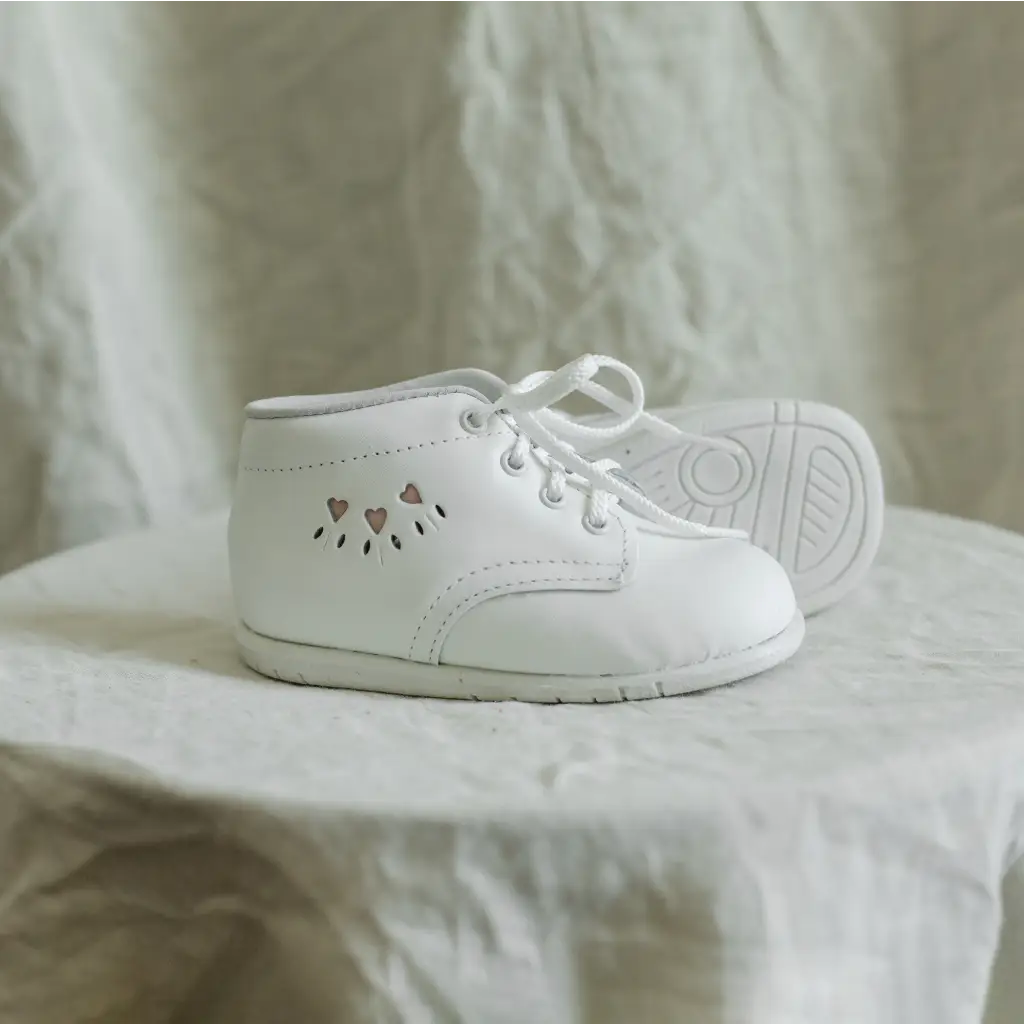 Tulip First Walker - White/pink