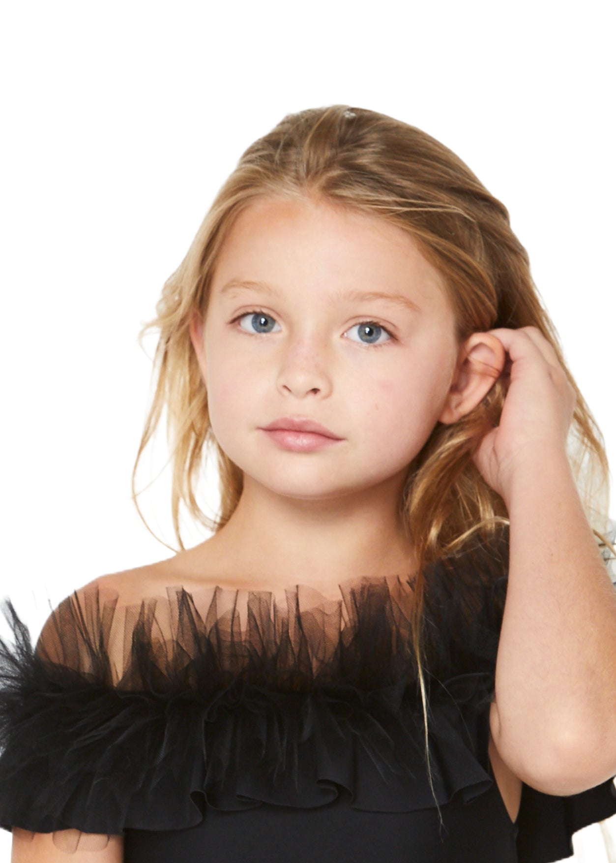 Black Bikini With Tulle