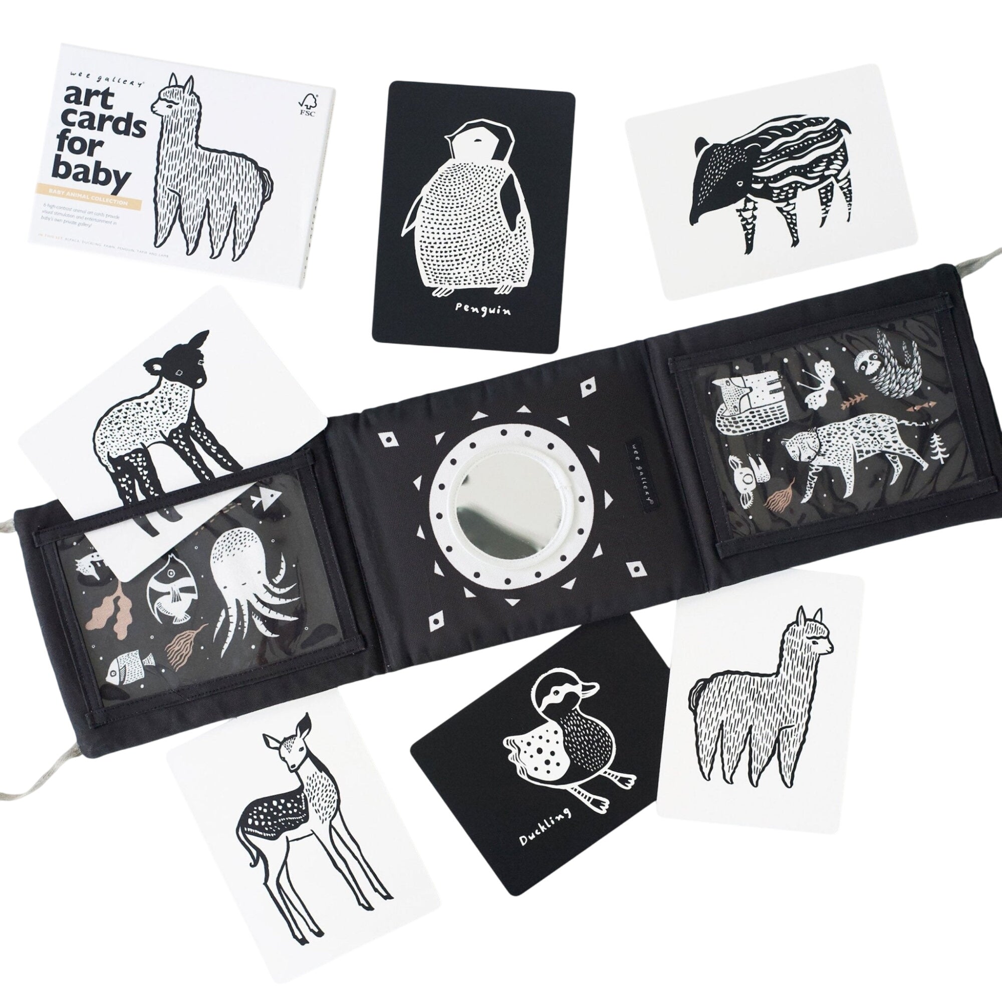 Baby Tummy Time Gallery With Mirror Bundle