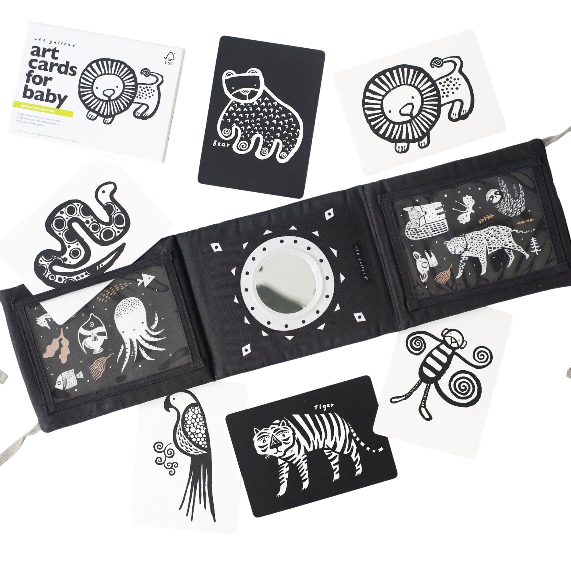 Baby Tummy Time Gallery With Mirror Gift Set