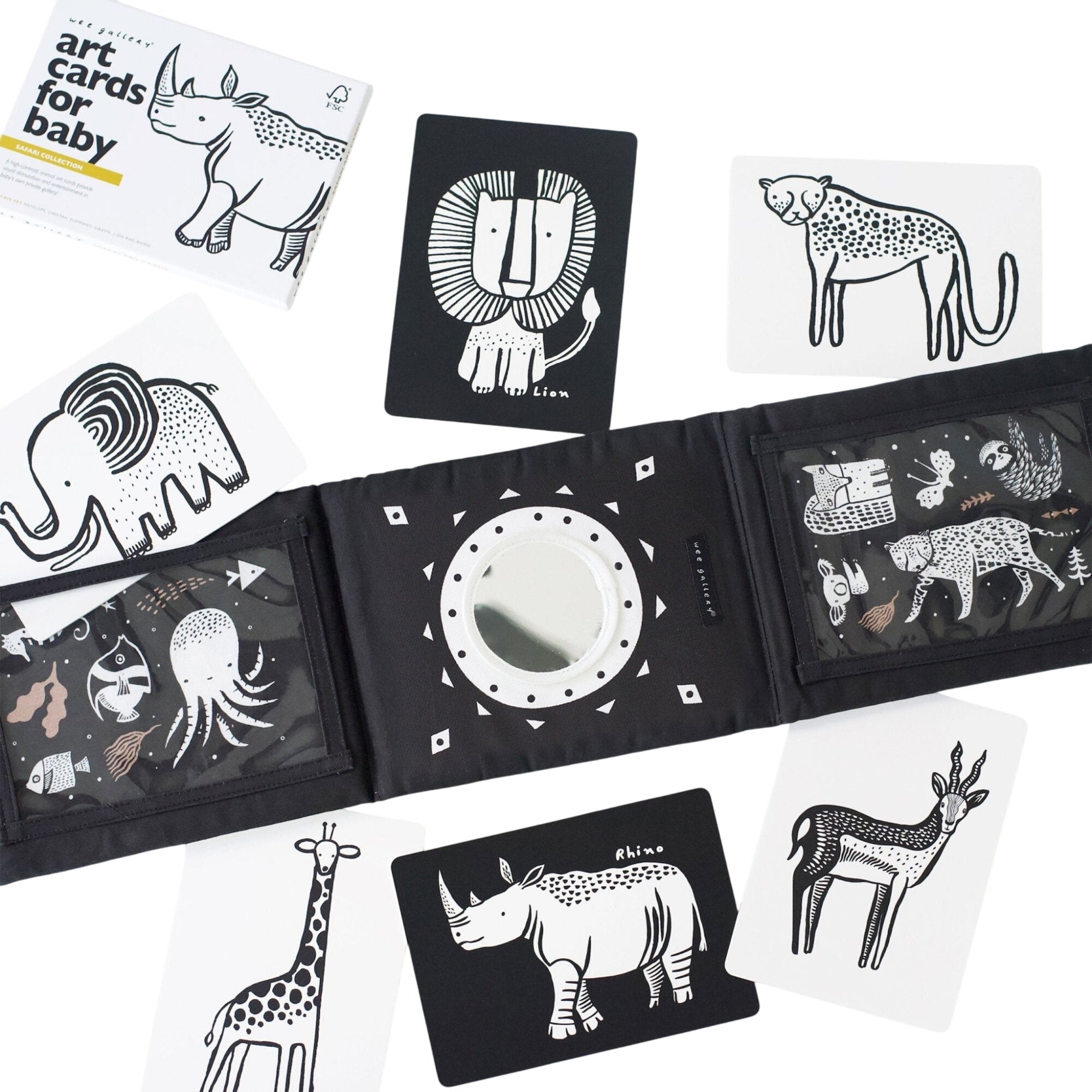 Baby Tummy Time Gallery With Mirror Bundle