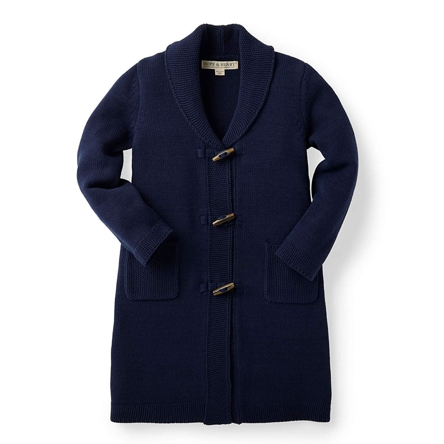 Tunic Cardigan With Shawl Collar