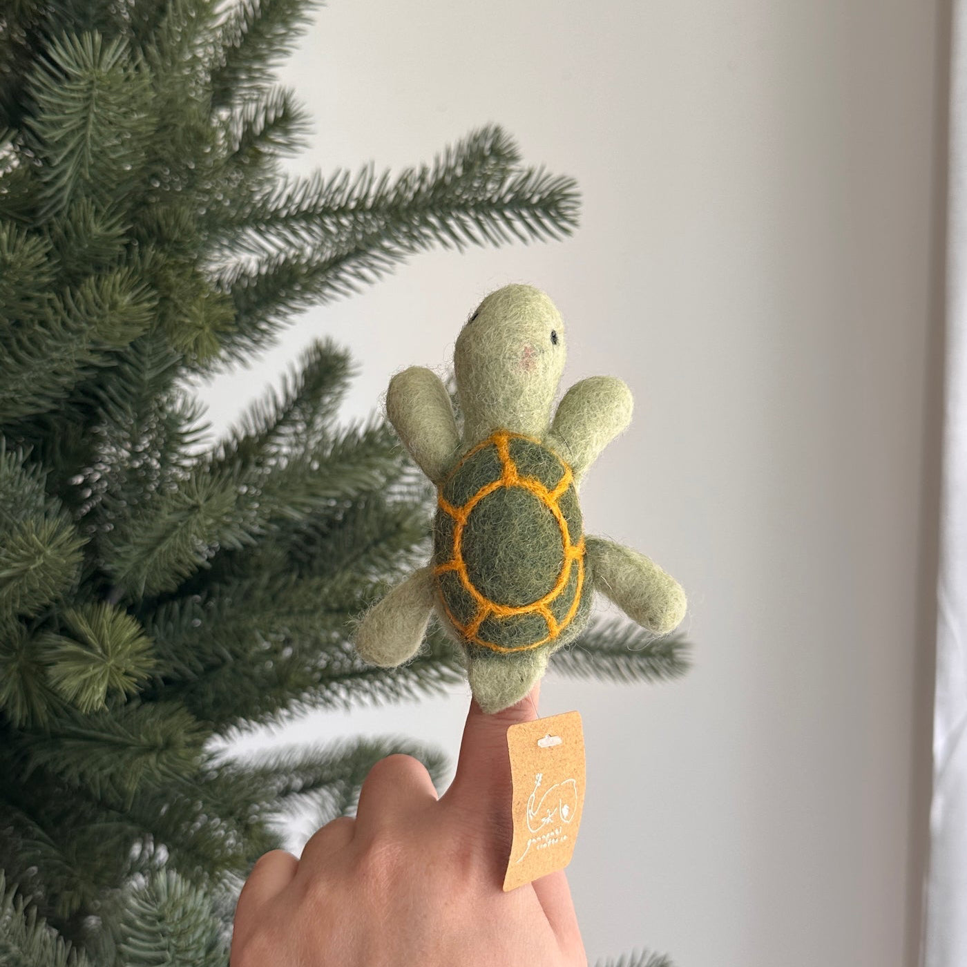 Turtle Finger Puppet