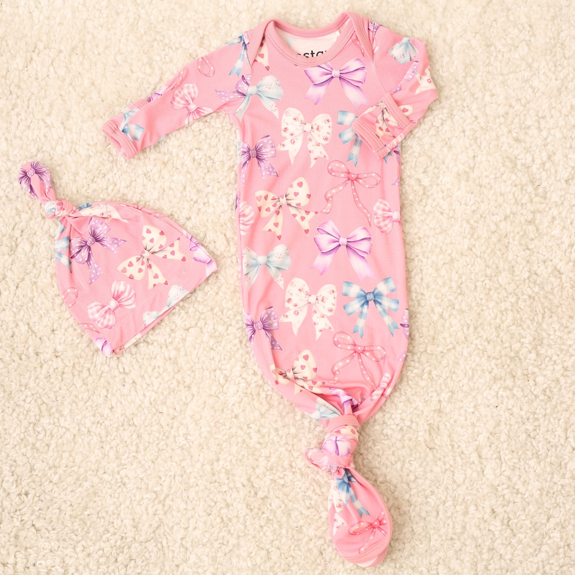 Twinkle Ties Gown & Hat