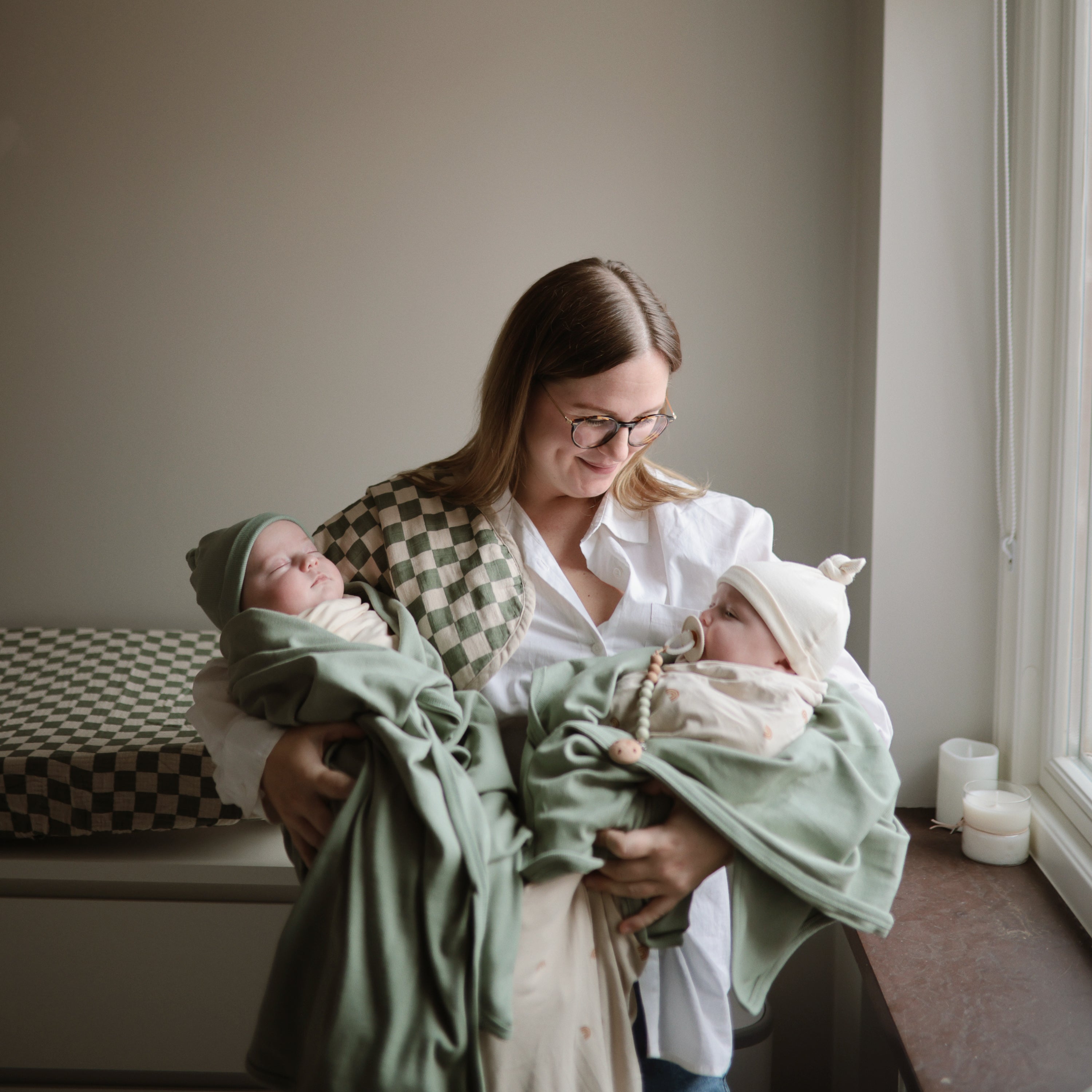 Organic Cotton Muslin Burp Cloth 2-pack