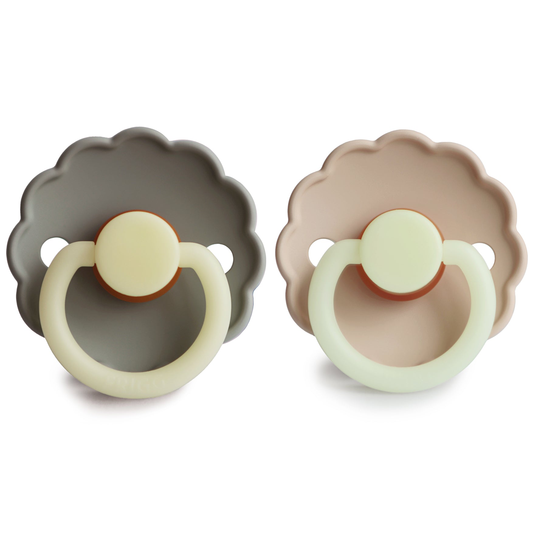 Frigg Daisy Night Natural Rubber Pacifier 2-pack