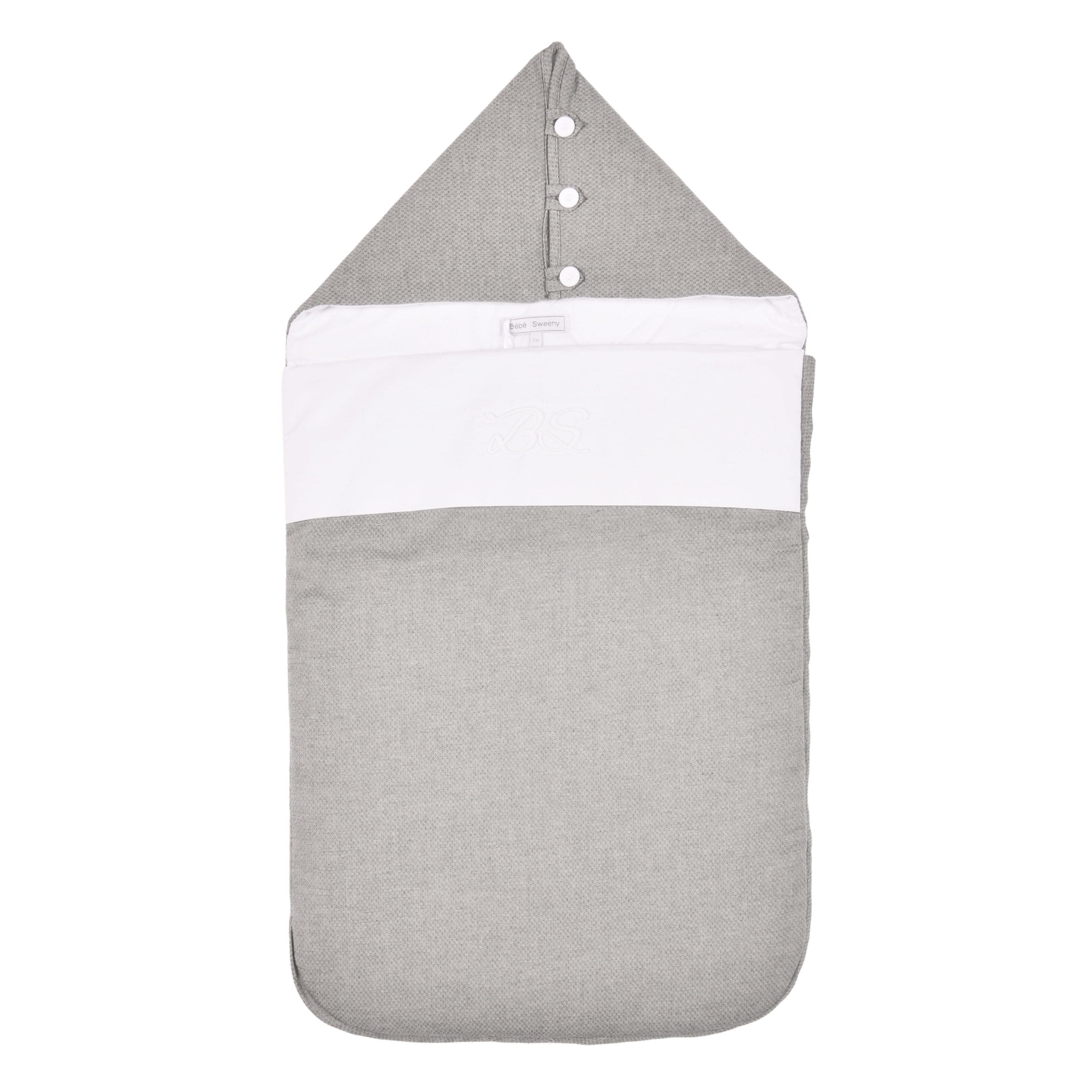 Mon Beau Trousseau | Grey Cotton Baby Nest (86cm)