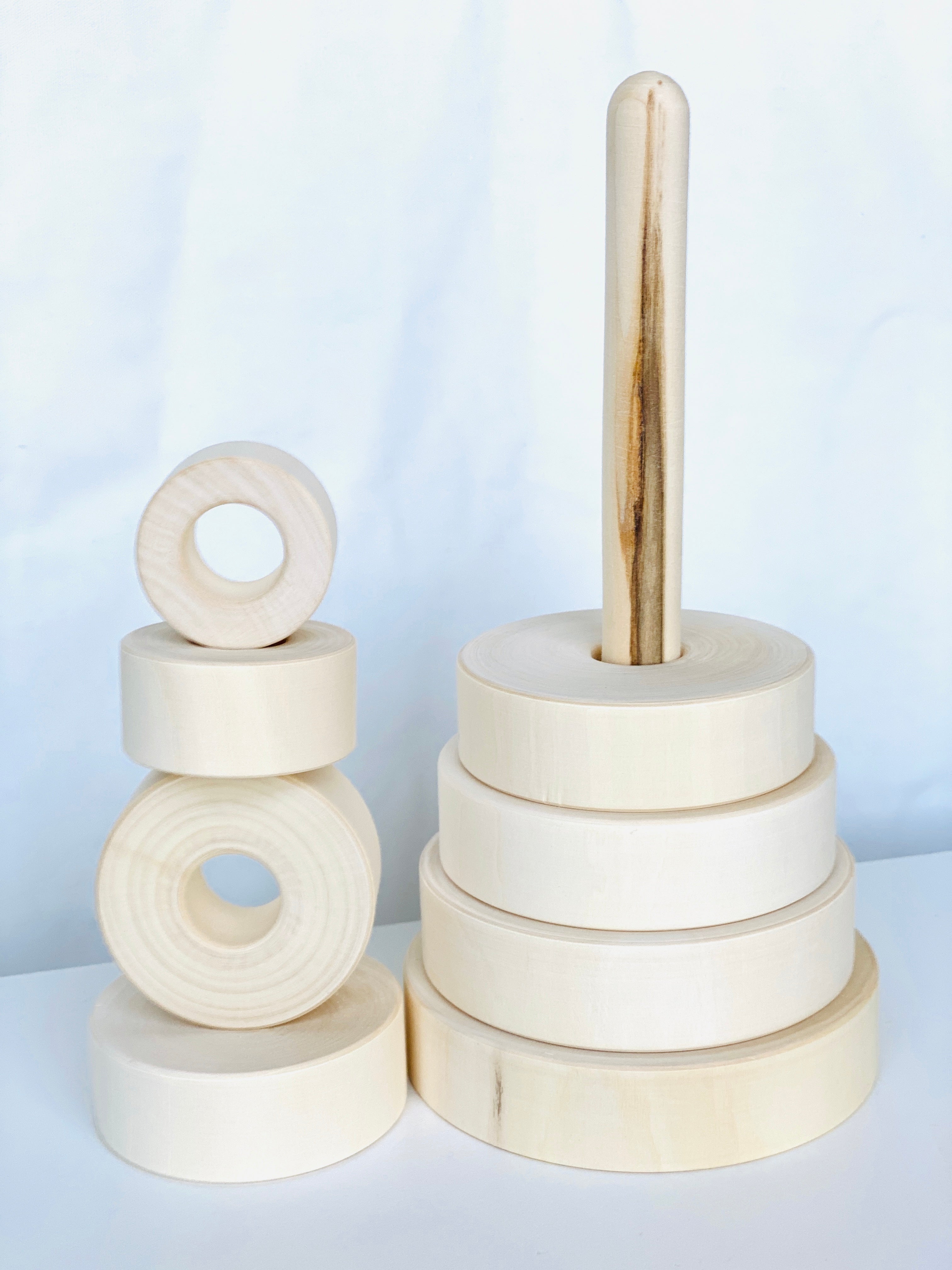 Giant Wooden Stacking Pyramid For Diy