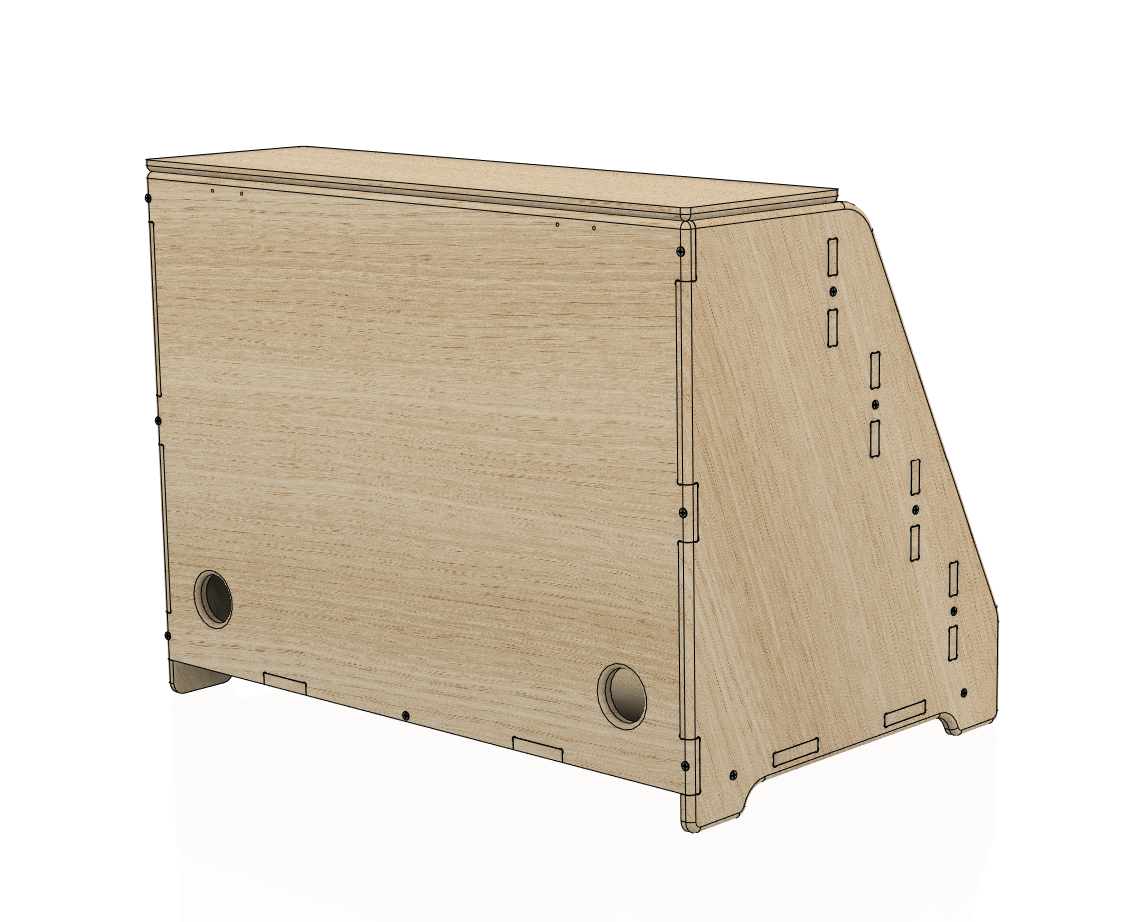 Tomiboy- Bookshelf With Hidden Storage