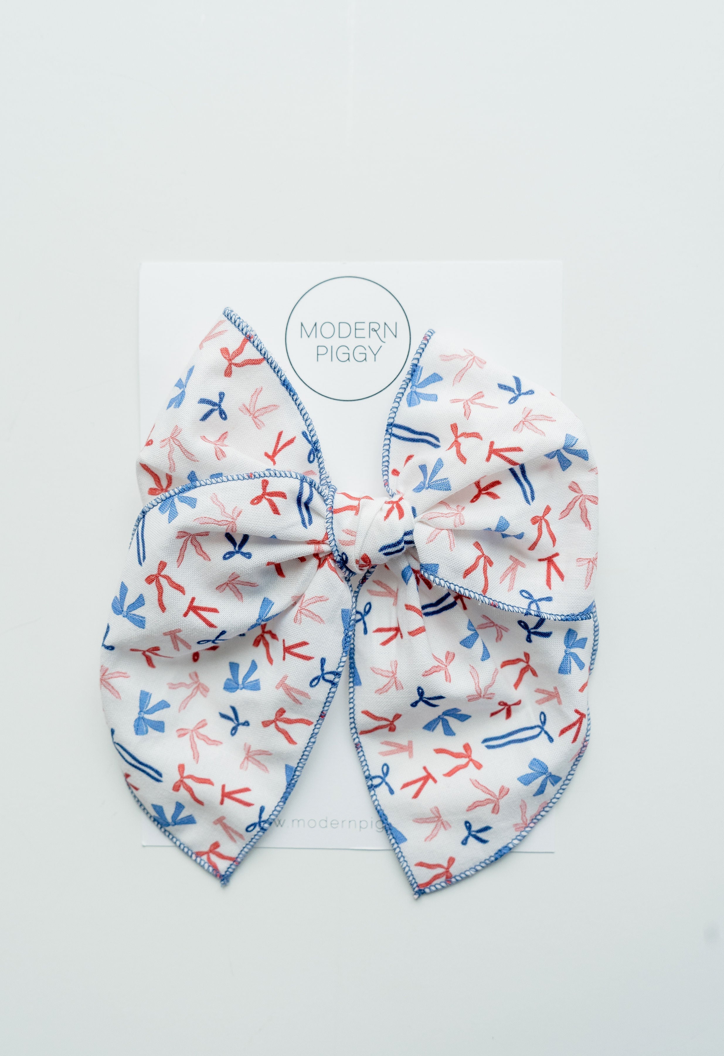 Red White And Bow| Party Bow