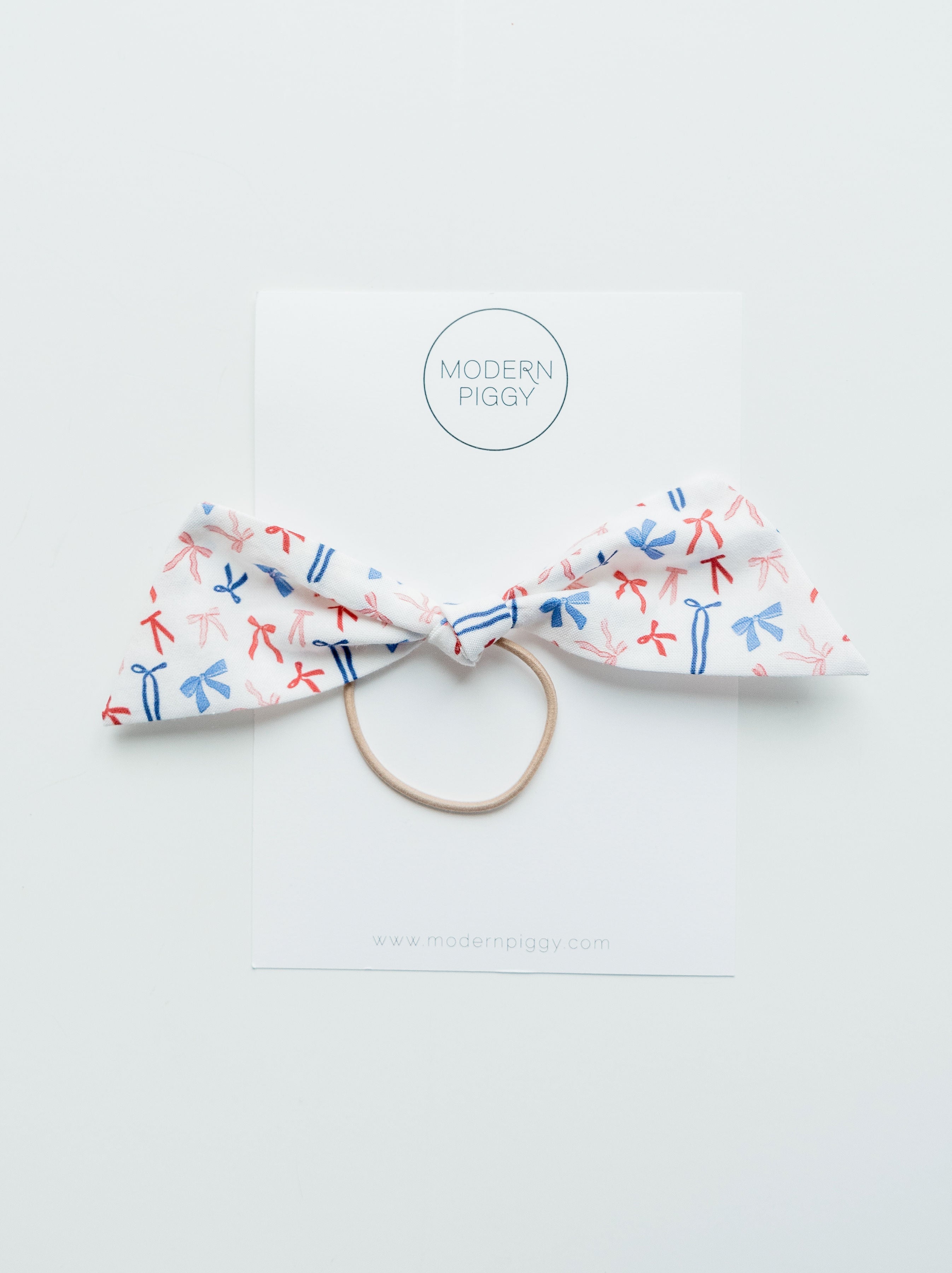 Red White And Bow | Modern Knot