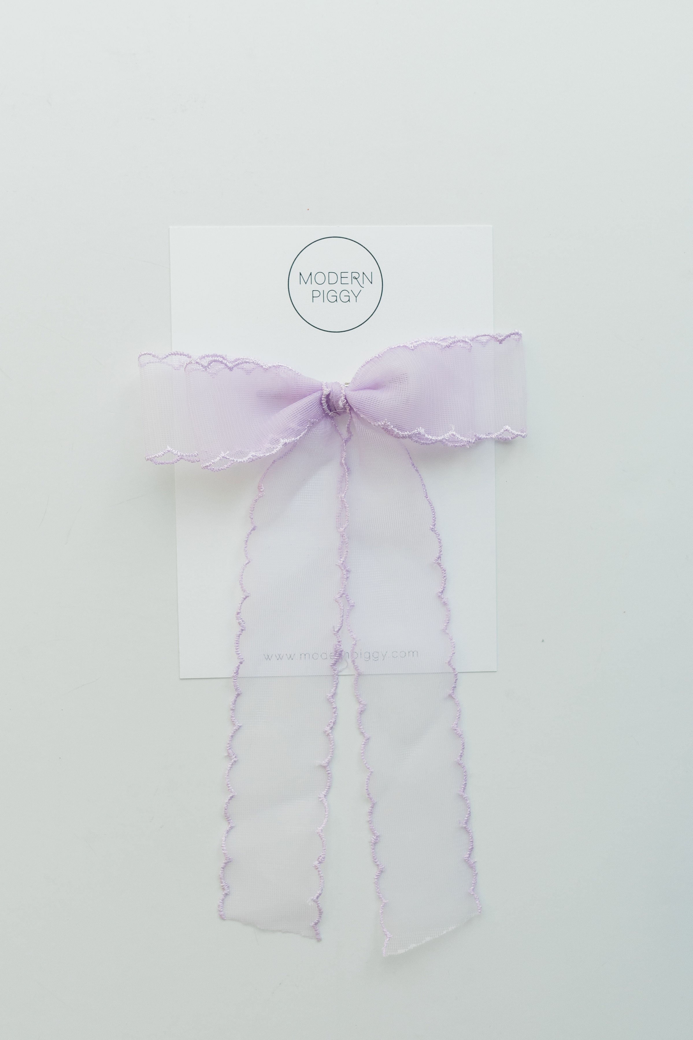 Lavender Mist | Statement Ribbon Bow